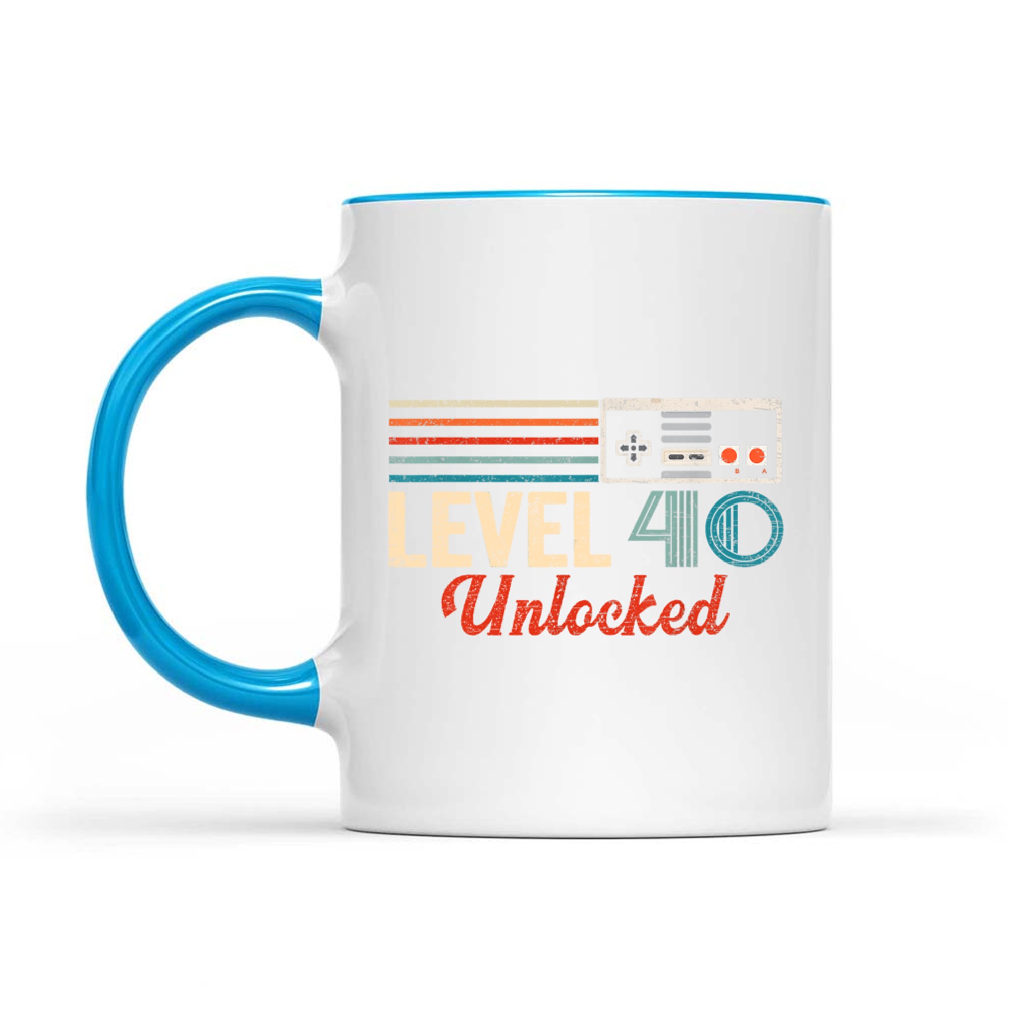 Unlocked Level Birthday Boy Video Game Controller Mug