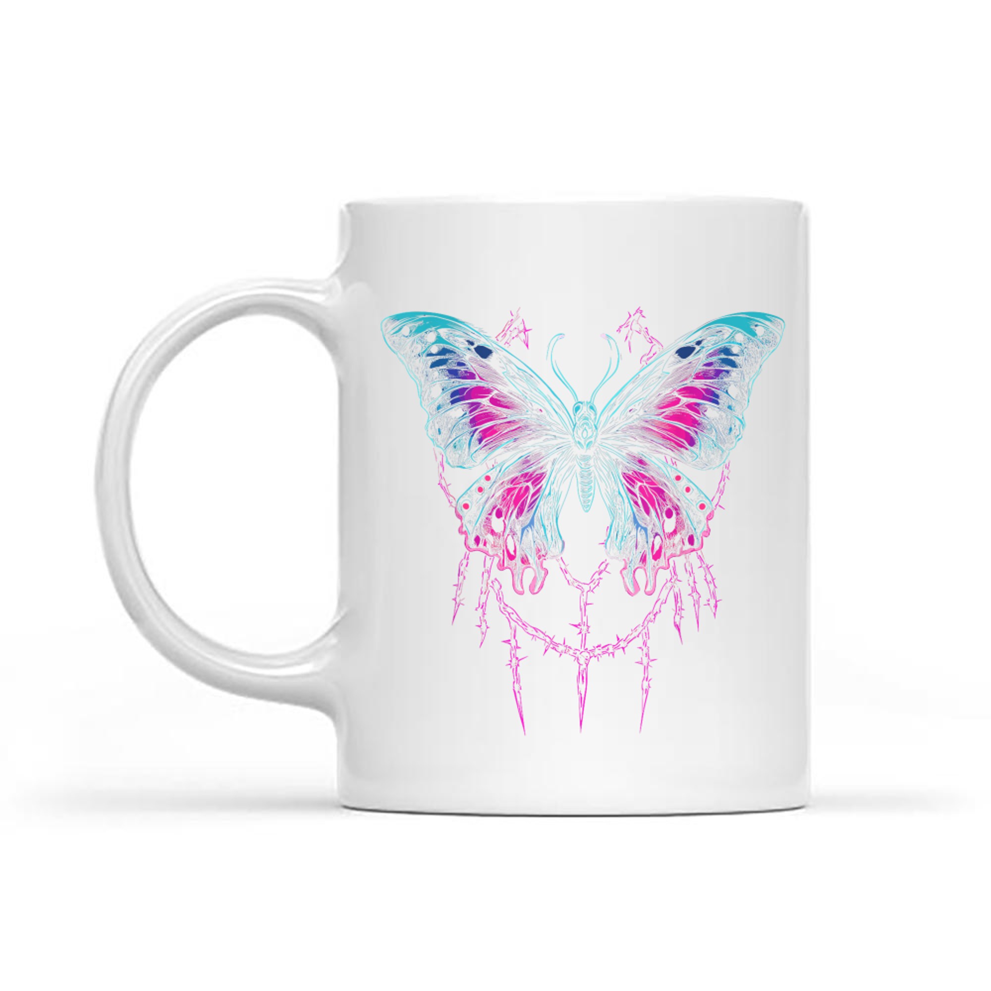 Y2K Butterfly Gothic Grunge Aesthetic Vaporwave Cybercore Mug