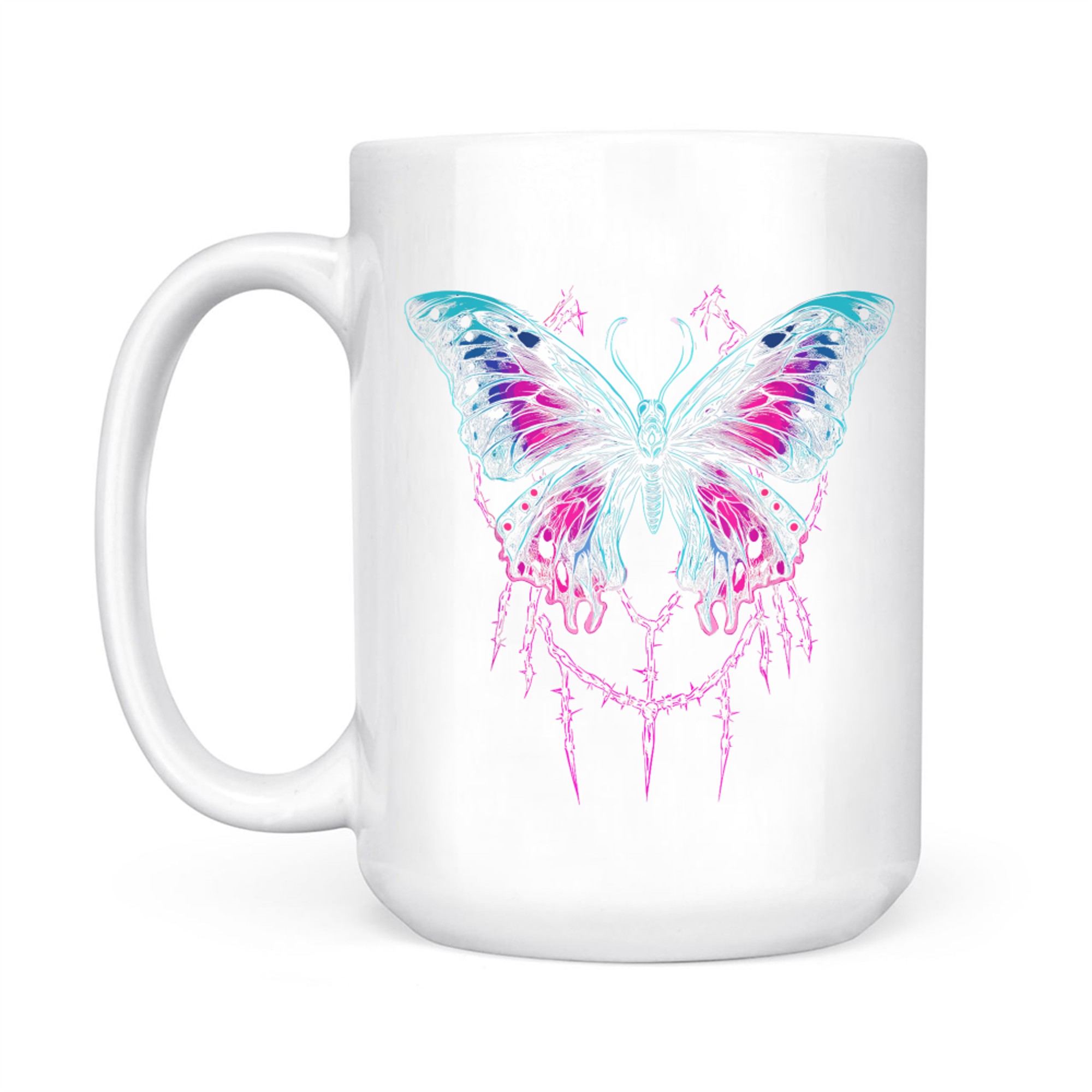 Y2K Butterfly Gothic Grunge Aesthetic Vaporwave Cybercore Mug