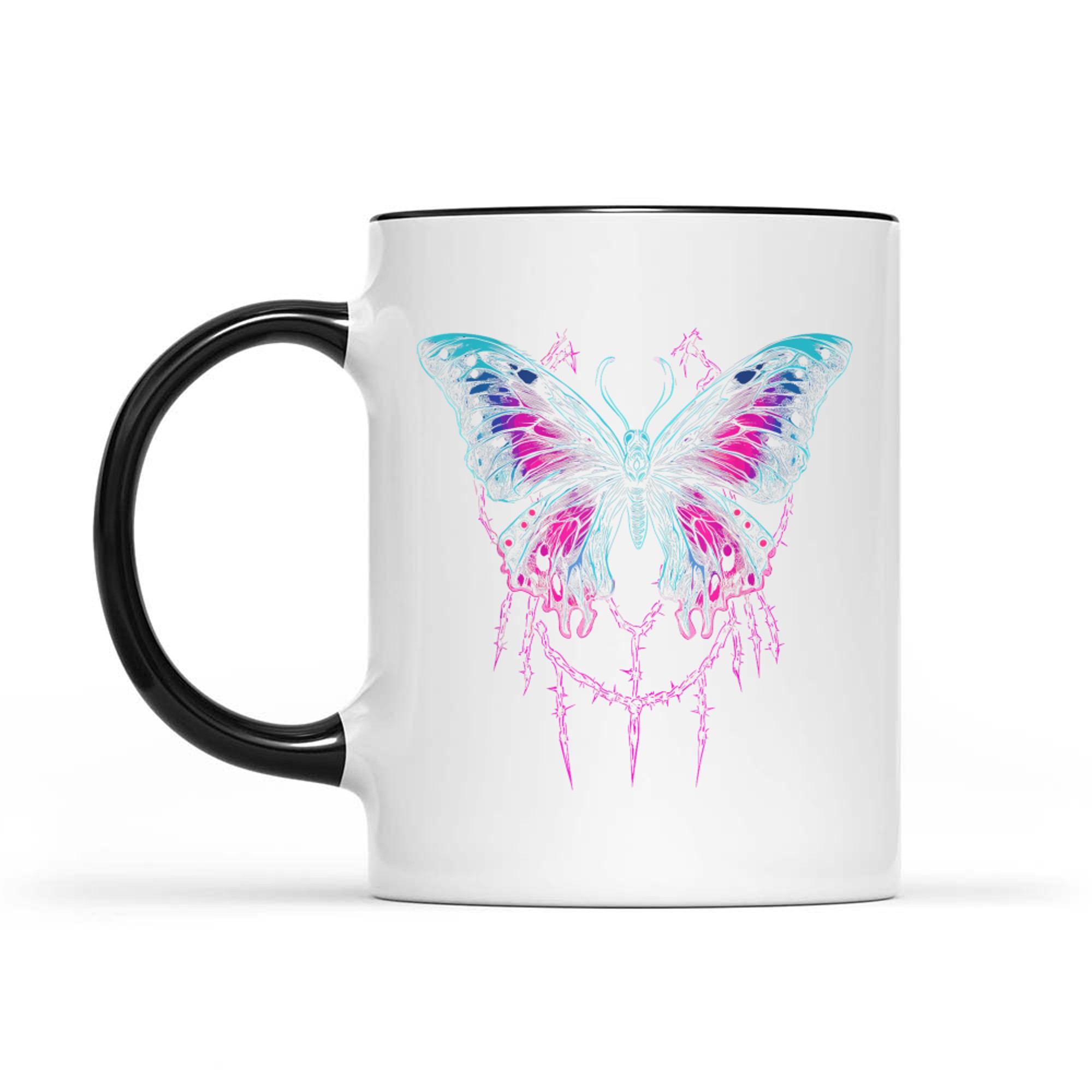Y2K Butterfly Gothic Grunge Aesthetic Vaporwave Cybercore Mug