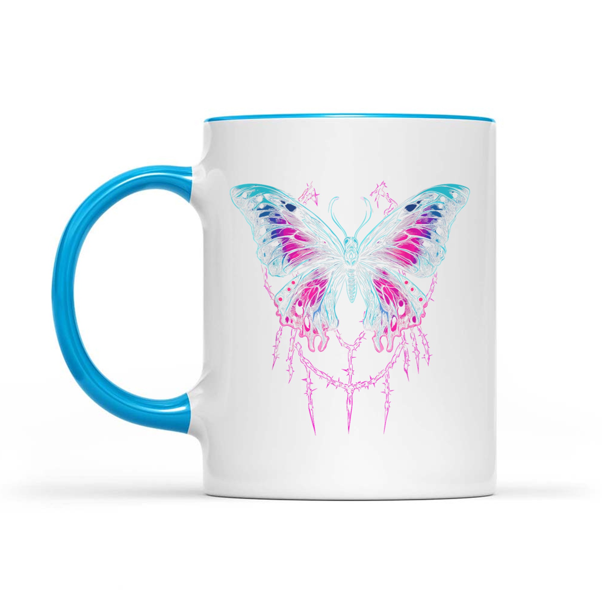 Y2K Butterfly Gothic Grunge Aesthetic Vaporwave Cybercore Mug