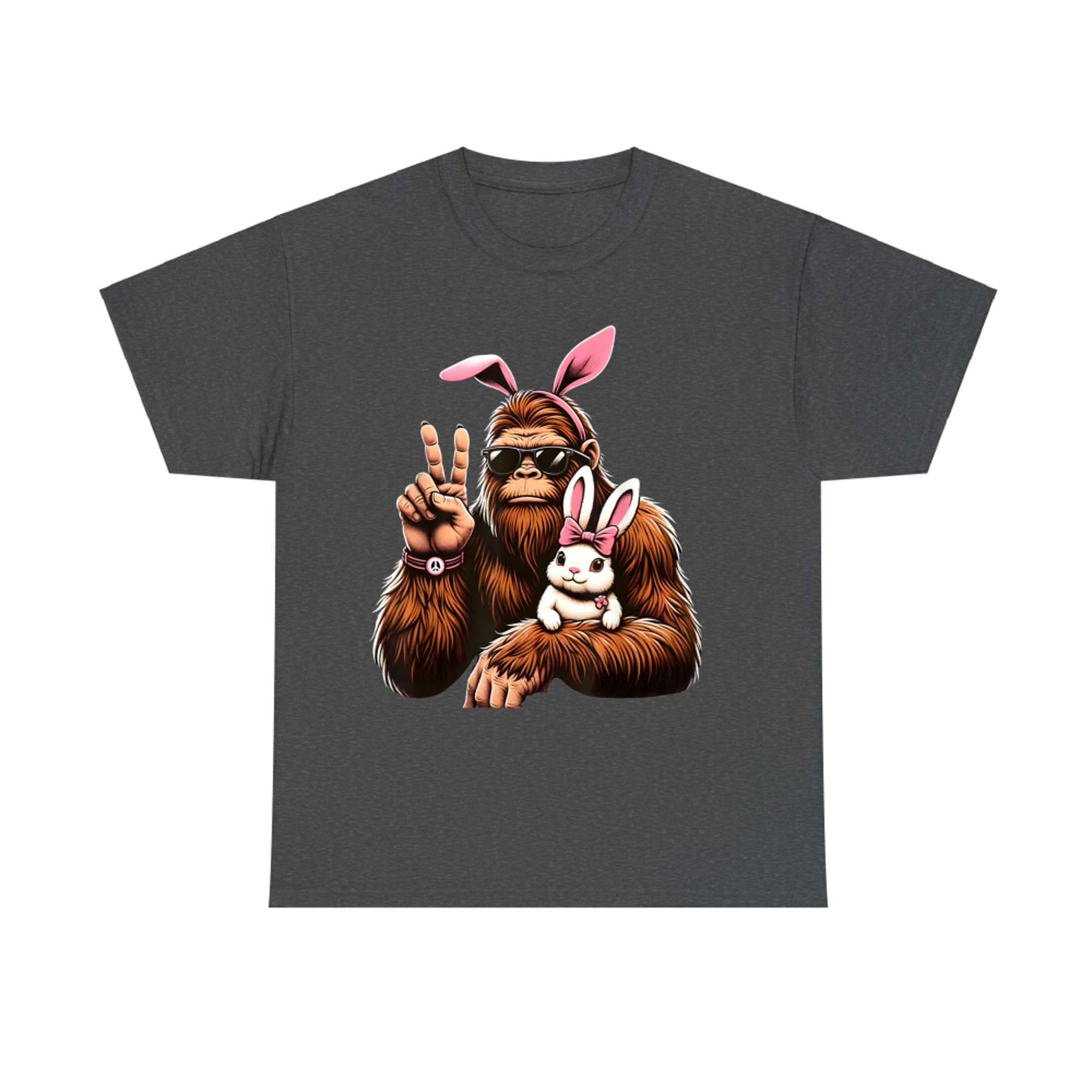 Bigfoot Bunny Funny Easter Day Sasquatch T-Shirt