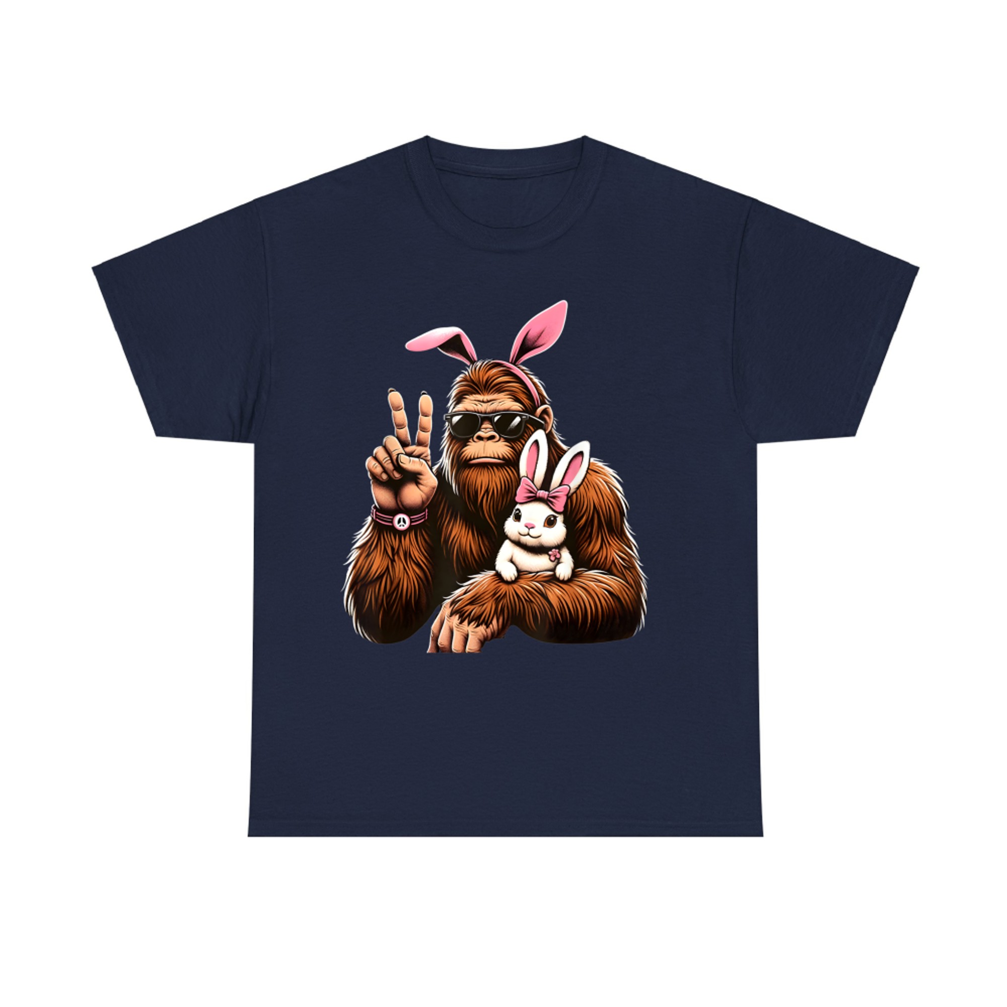 Bigfoot Bunny Funny Easter Day Sasquatch T-Shirt