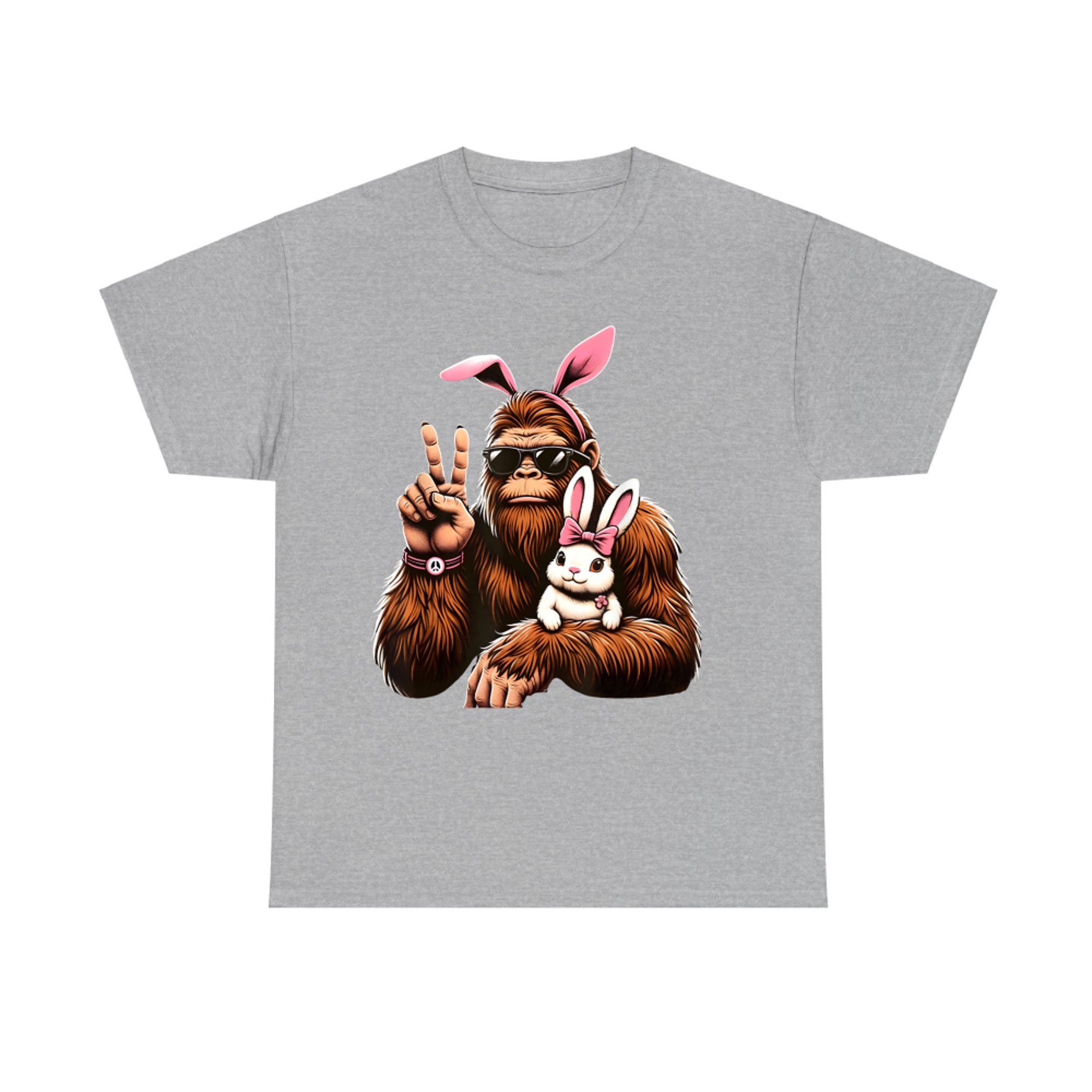 Bigfoot Bunny Funny Easter Day Sasquatch T-Shirt