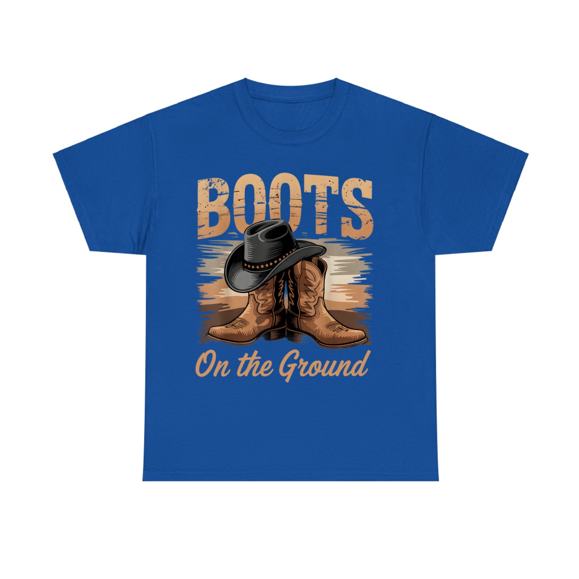 Boots On The Ground Black Cowgirl Melanin T-Shirt