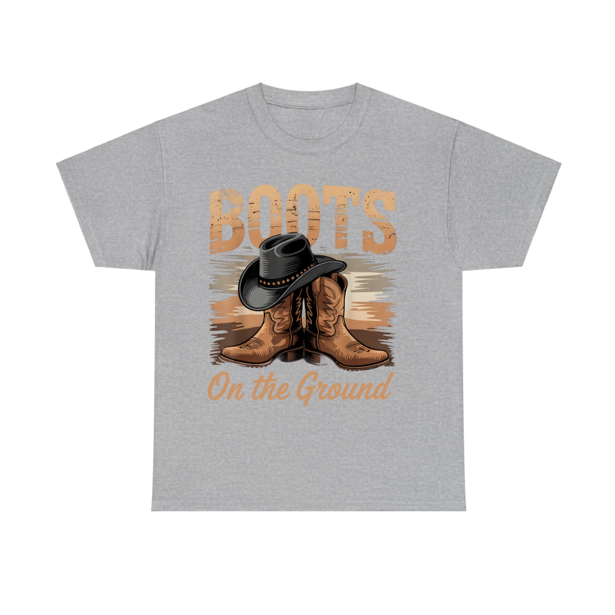 Boots On The Ground Black Cowgirl Melanin T-Shirt