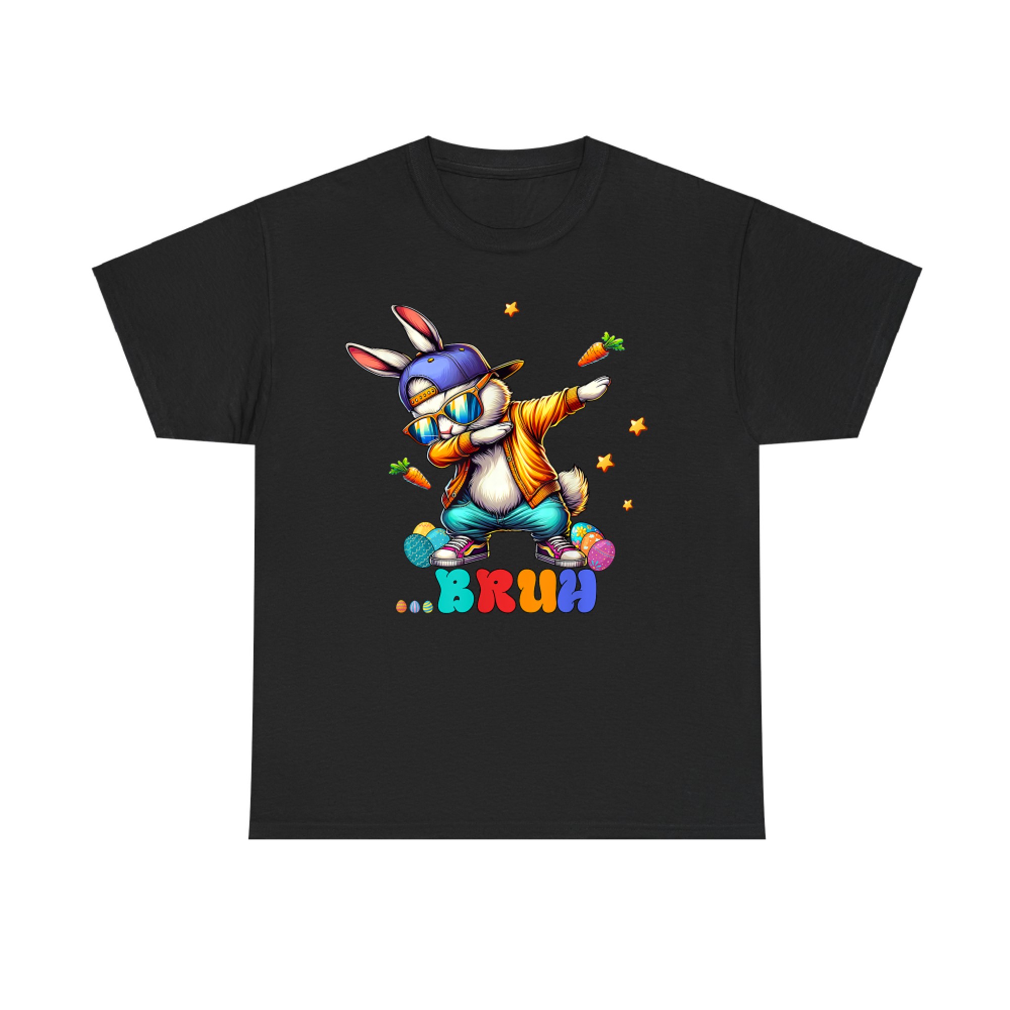 Bruh Dab Bunny Easter Funny Easter T-Shirt
