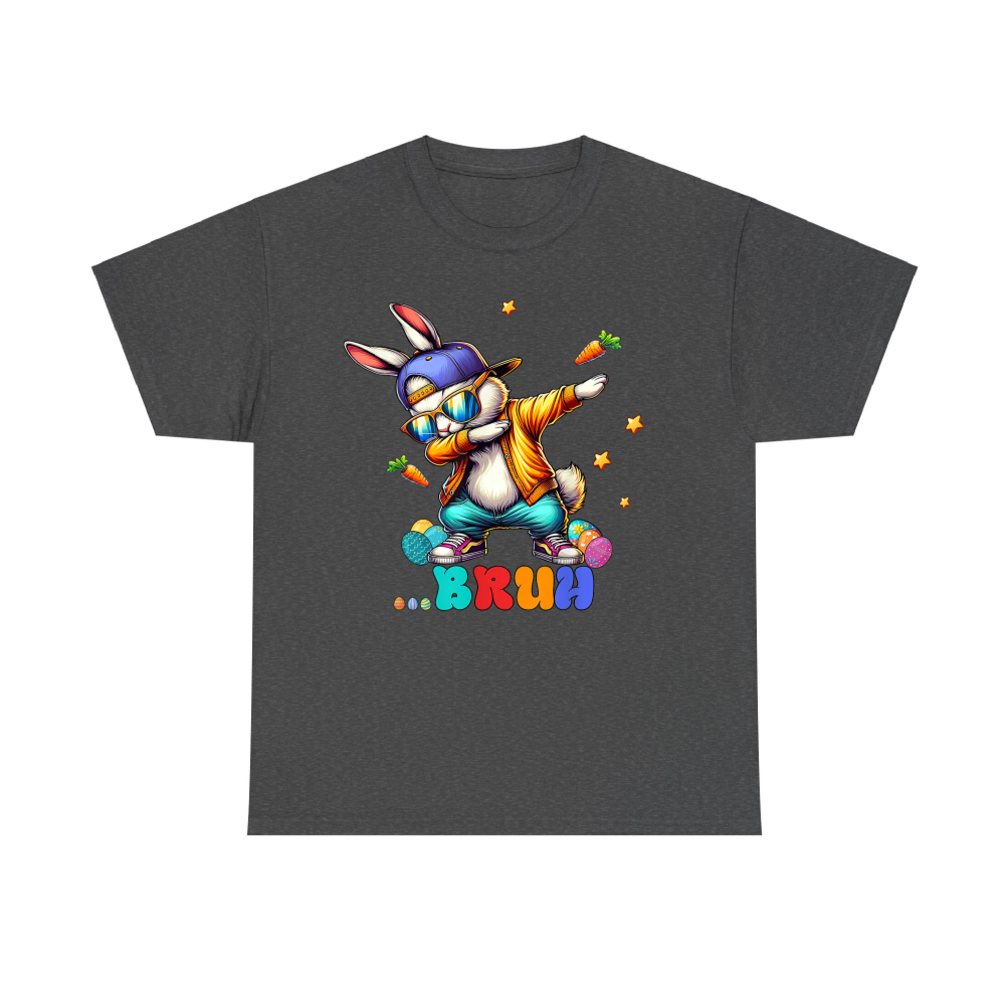 Bruh Dab Bunny Easter Funny Easter T-Shirt