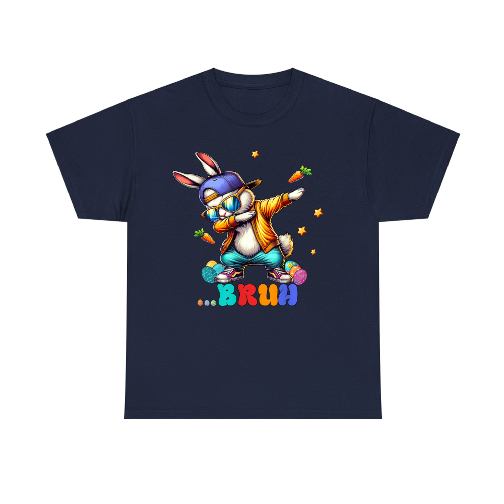 Bruh Dab Bunny Easter Funny Easter T-Shirt