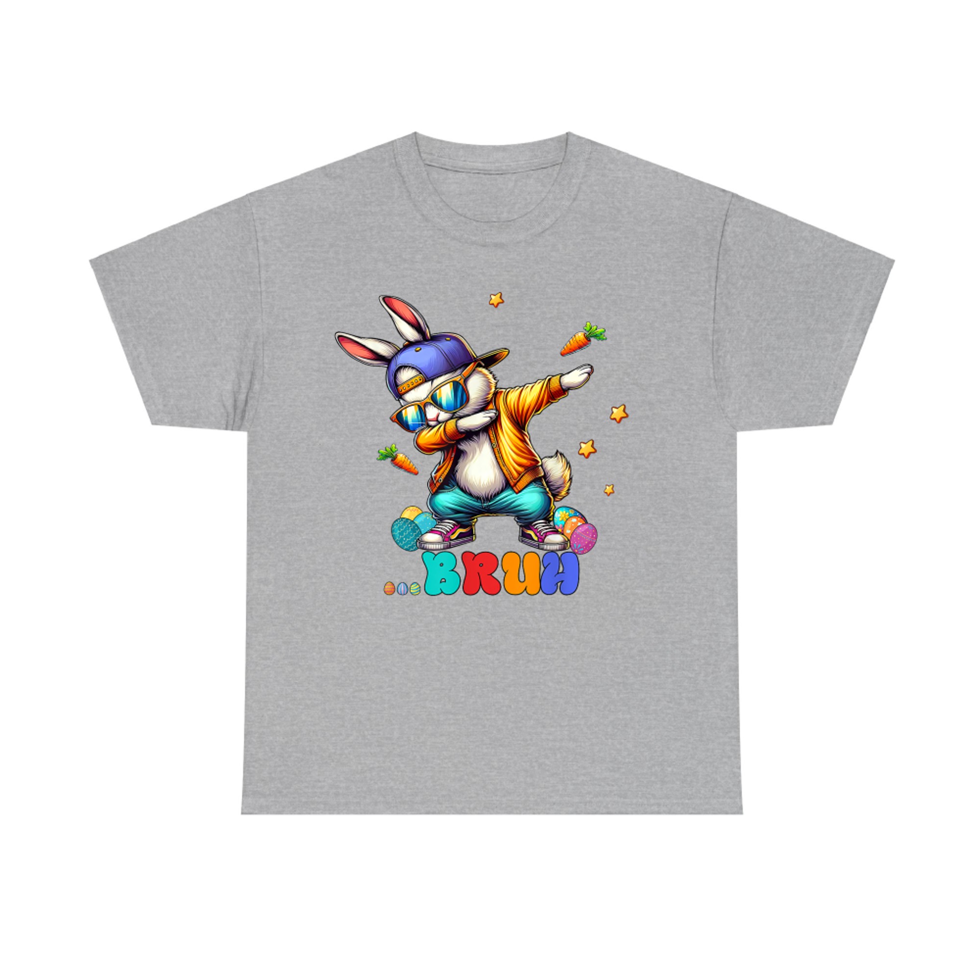 Bruh Dab Bunny Easter Funny Easter T-Shirt