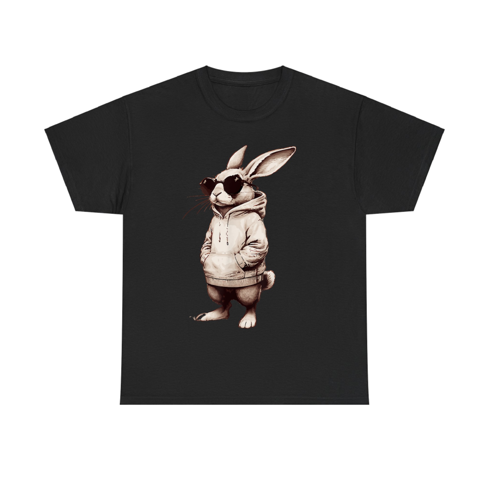 Bunny Face With Sunglasses Easter Day T-Shirt