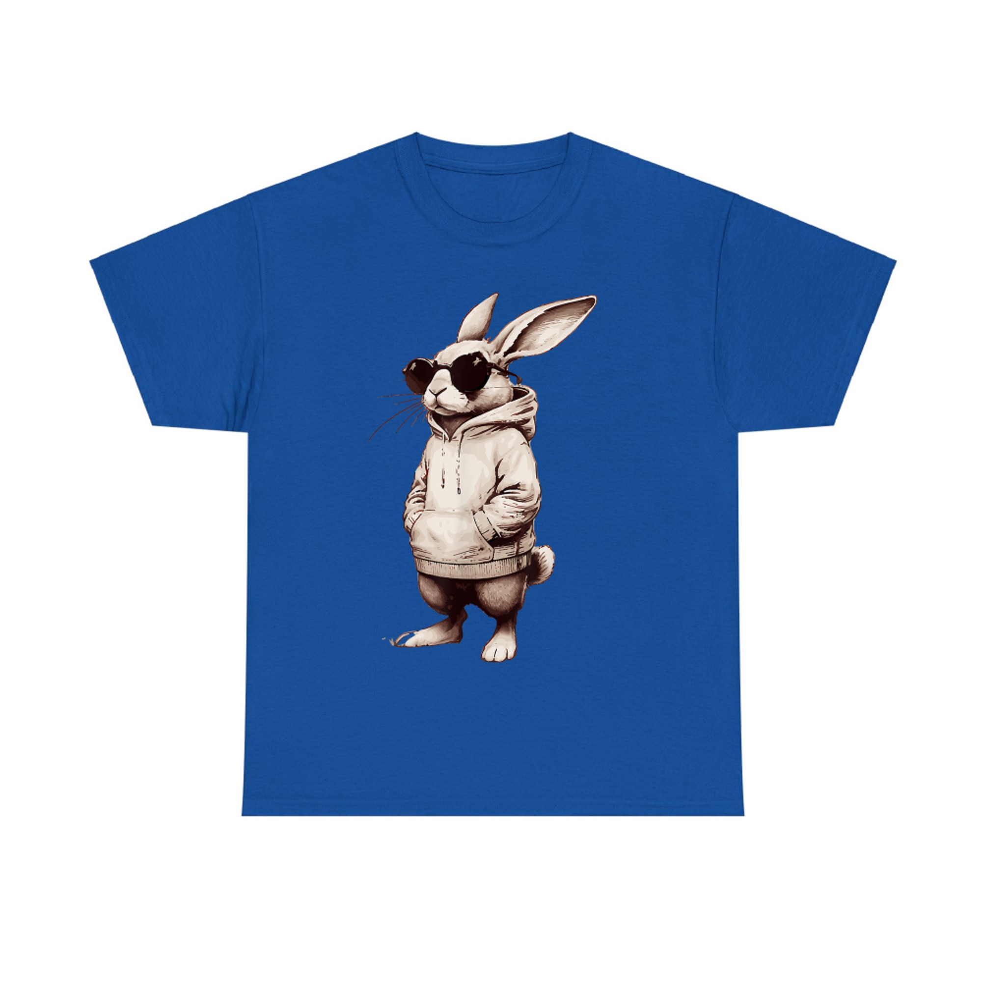 Bunny Face With Sunglasses Easter Day T-Shirt