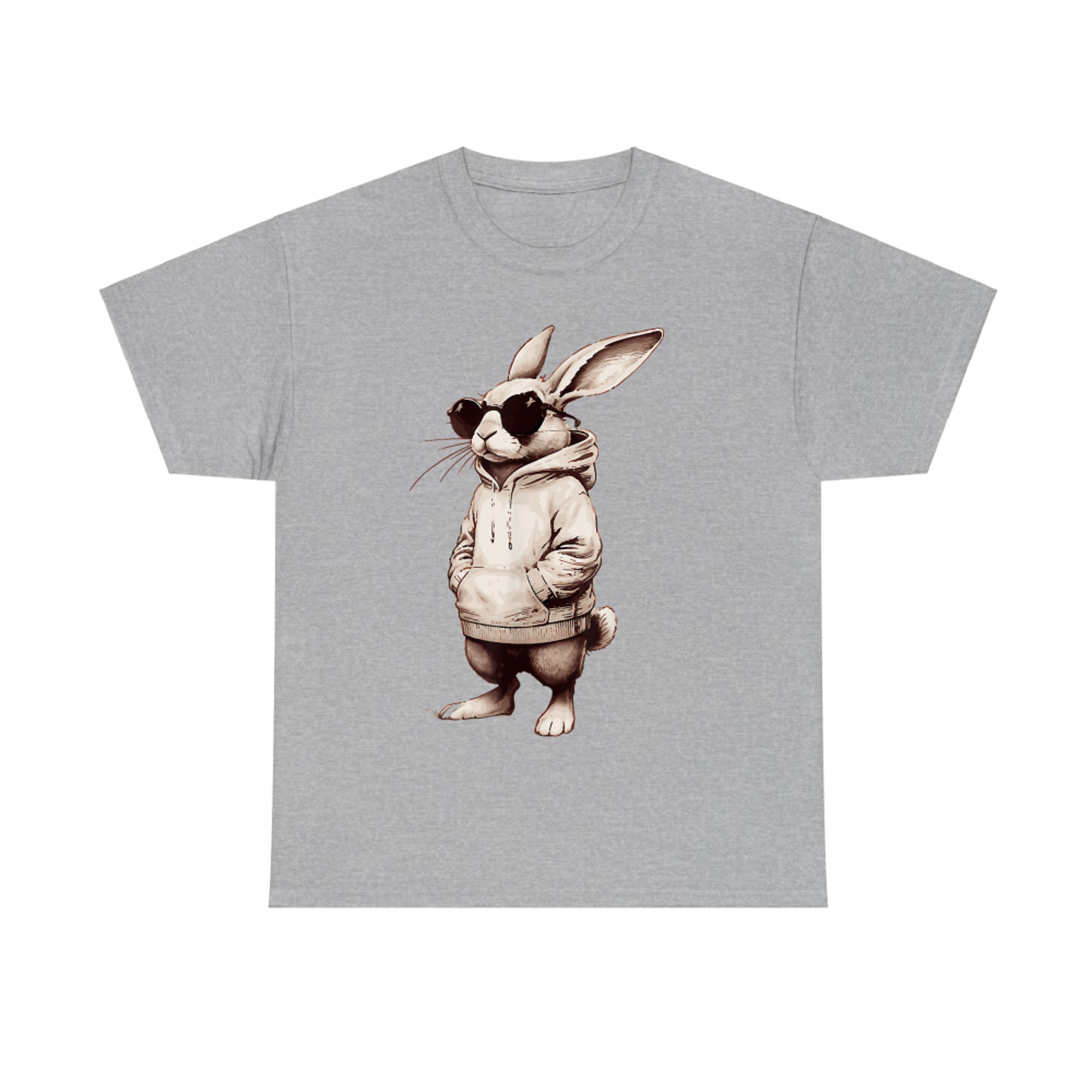 Bunny Face With Sunglasses Easter Day T-Shirt