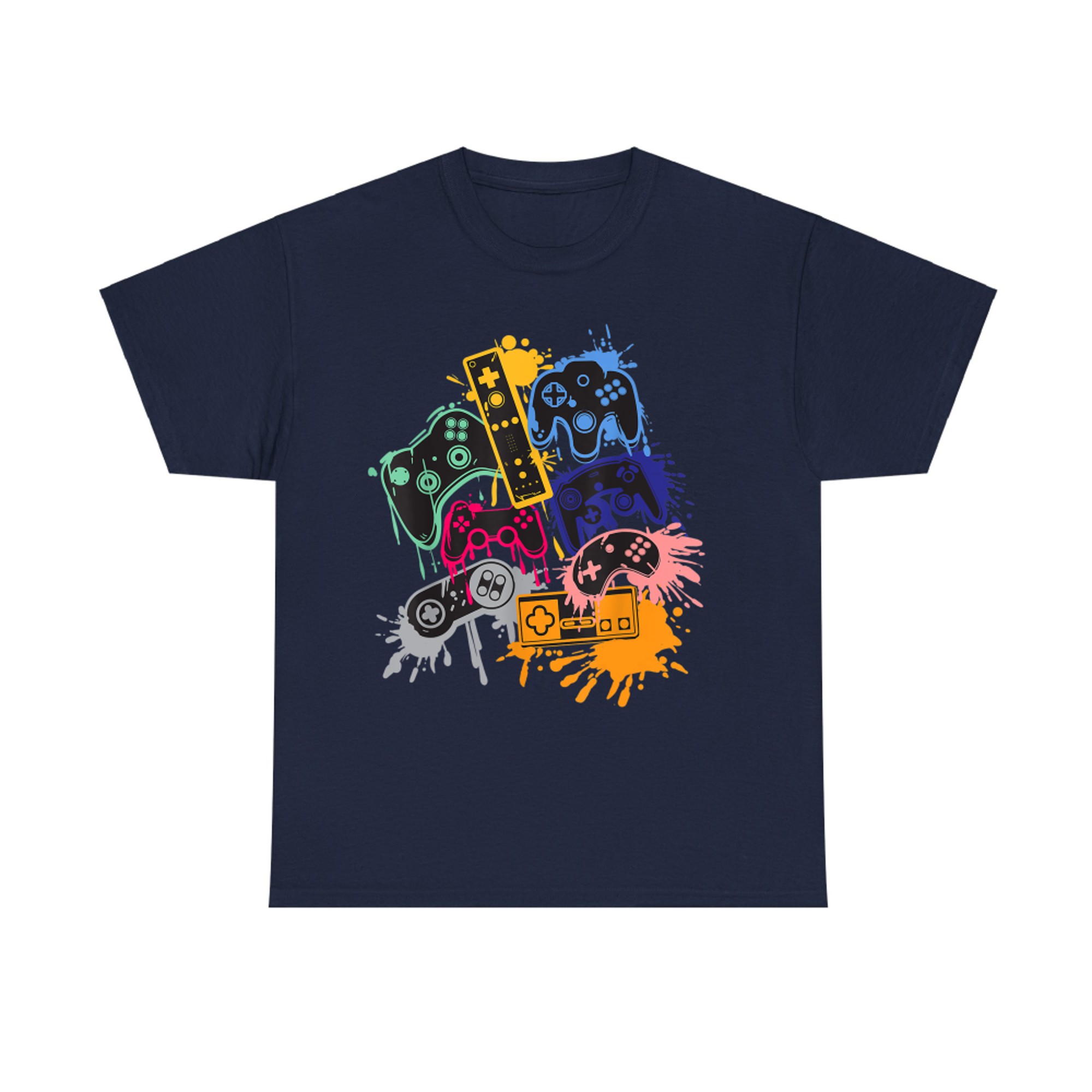 Control All The Things Video Game Controller Gamepad Gamer T-Shirt