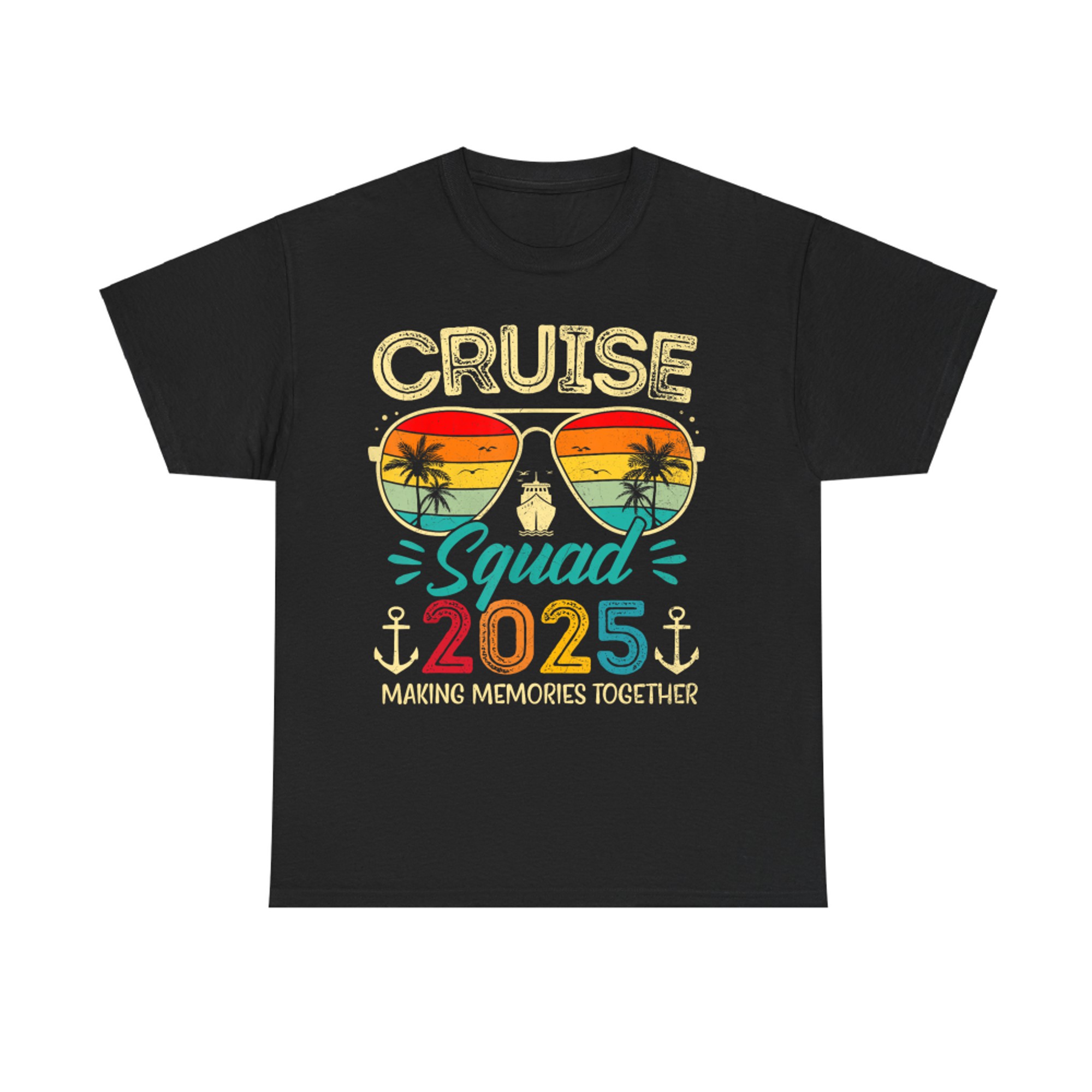 Cruise Squad Glasses Palm Family Group Matching Summer Vacation T-Shirt