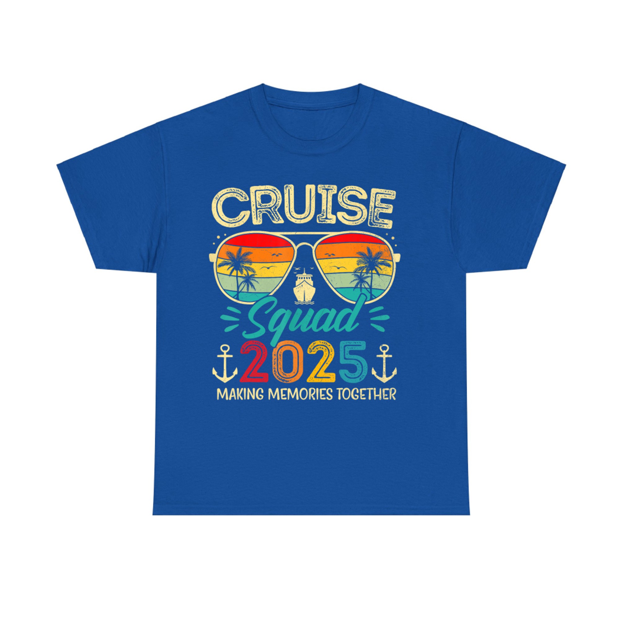Cruise Squad Glasses Palm Family Group Matching Summer Vacation T-Shirt