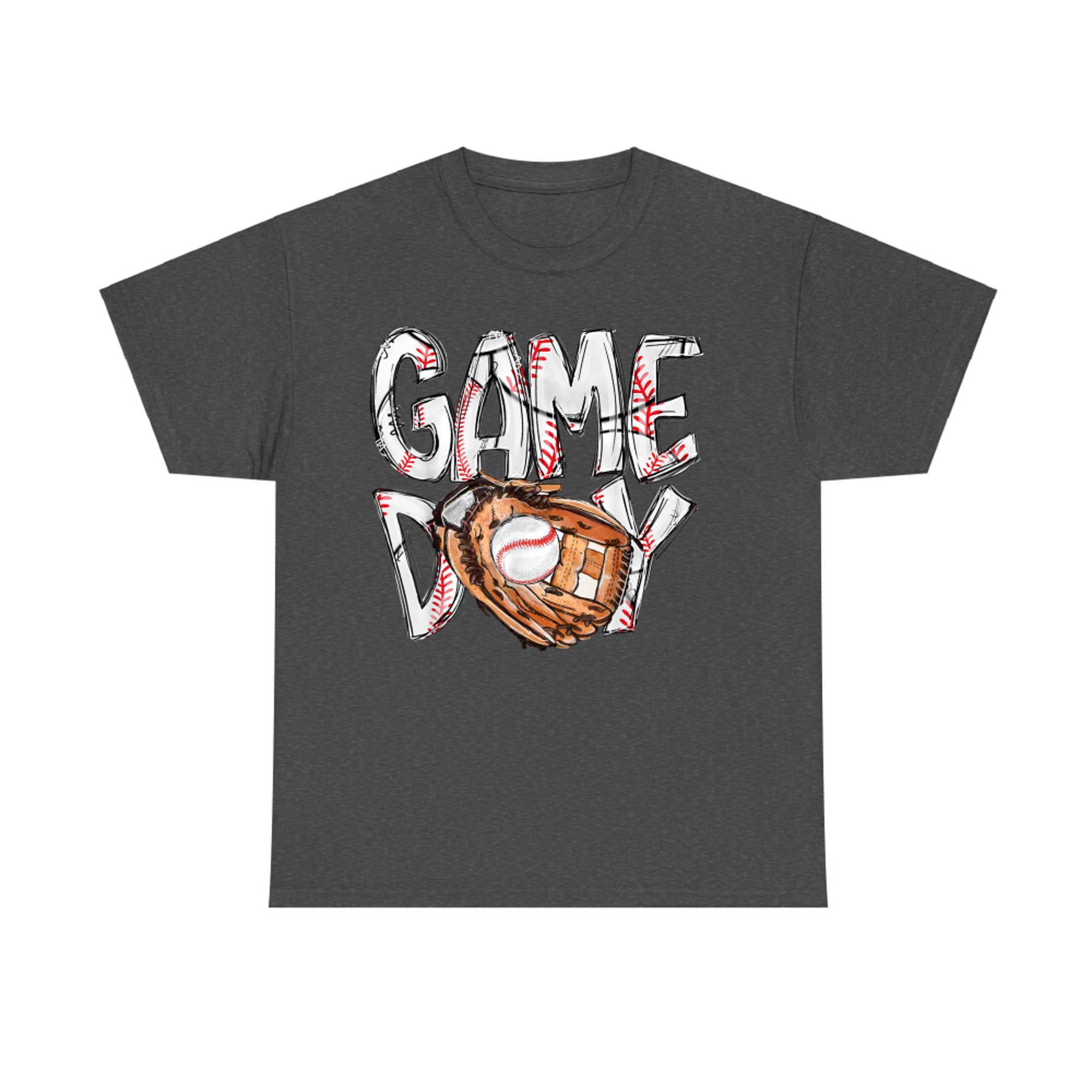 Cute Game Day Baseball Softball Heart Love Mom Life Both T-Shirt