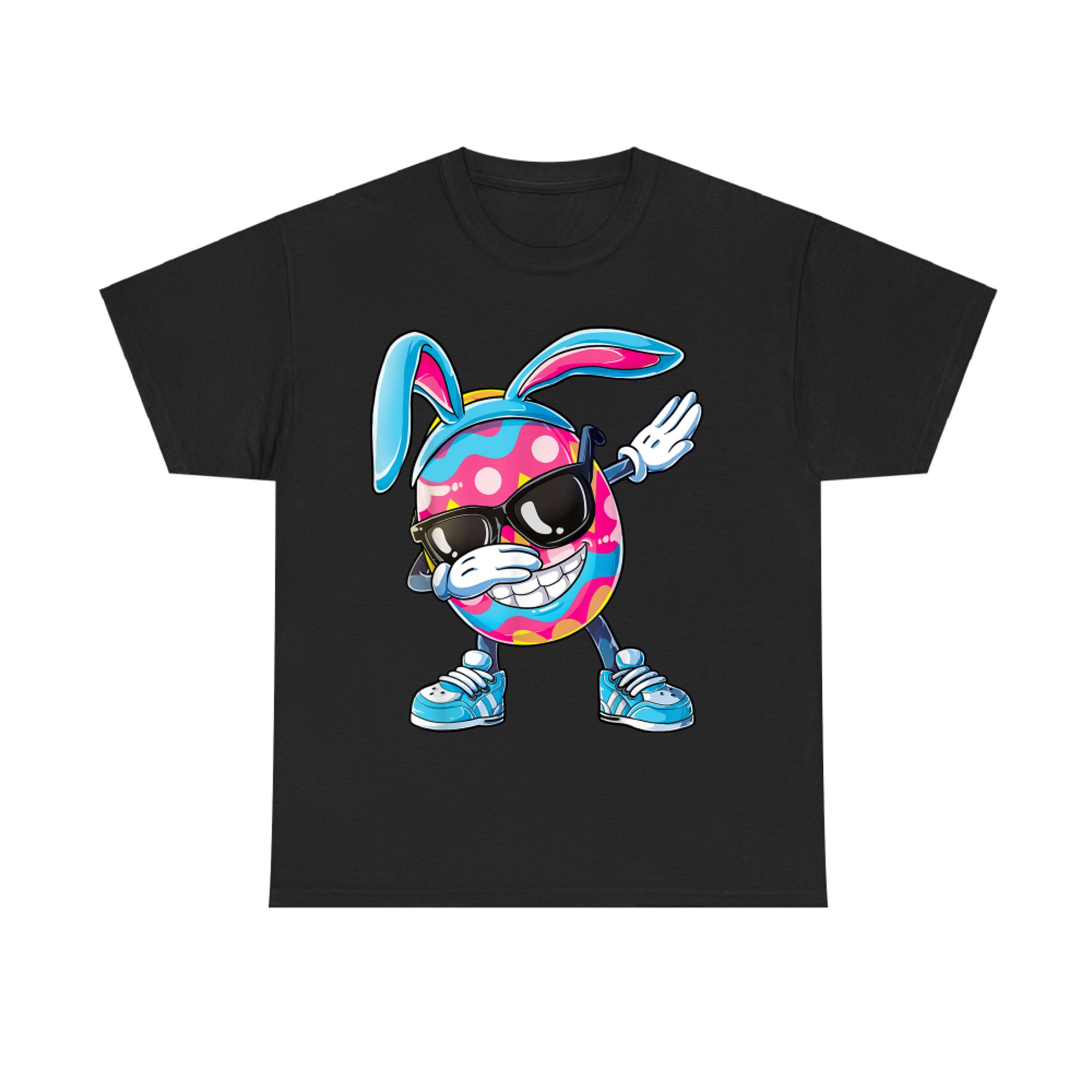 Dabbing Easter Egg Hunter Bunny Ears T-Shirt