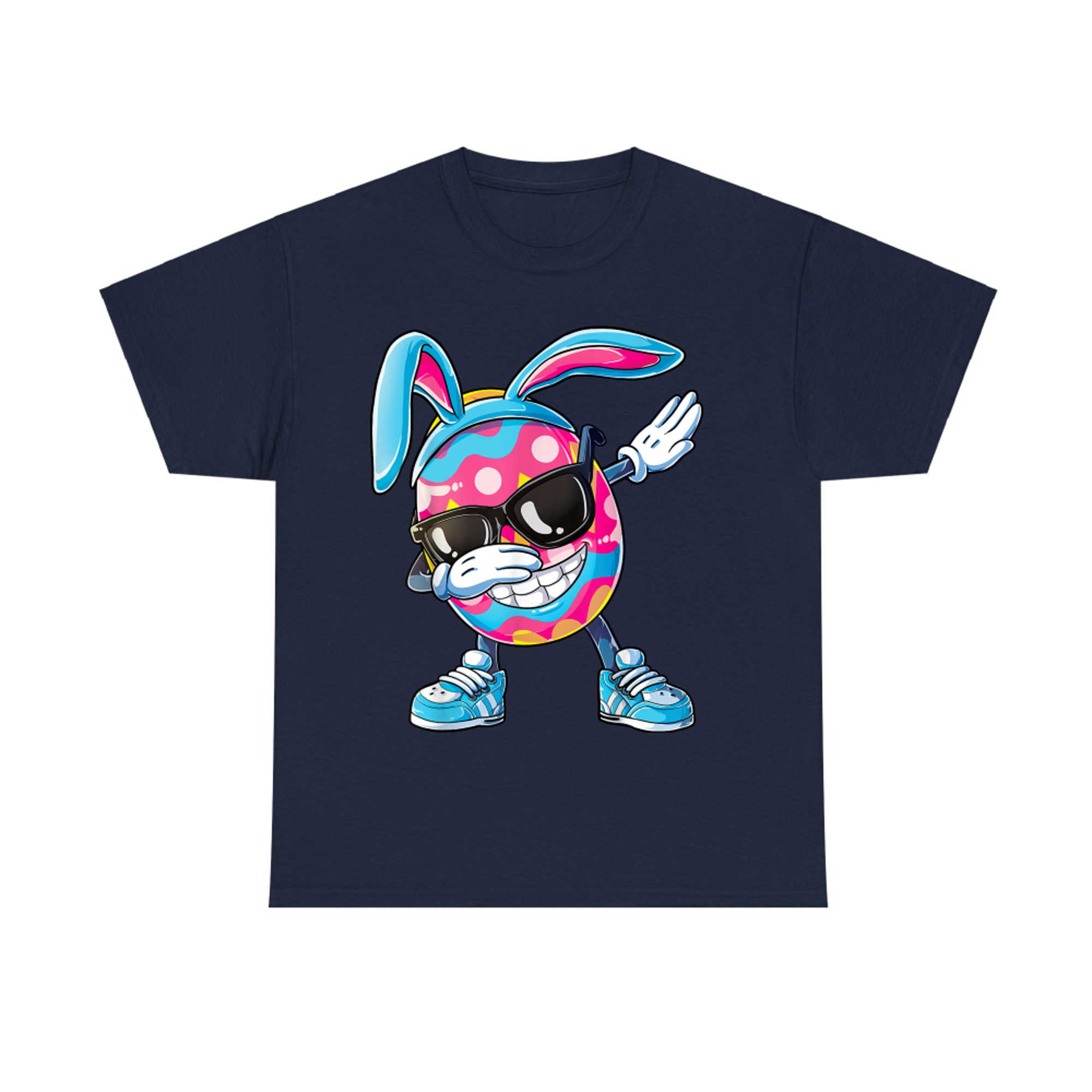 Dabbing Easter Egg Hunter Bunny Ears T-Shirt