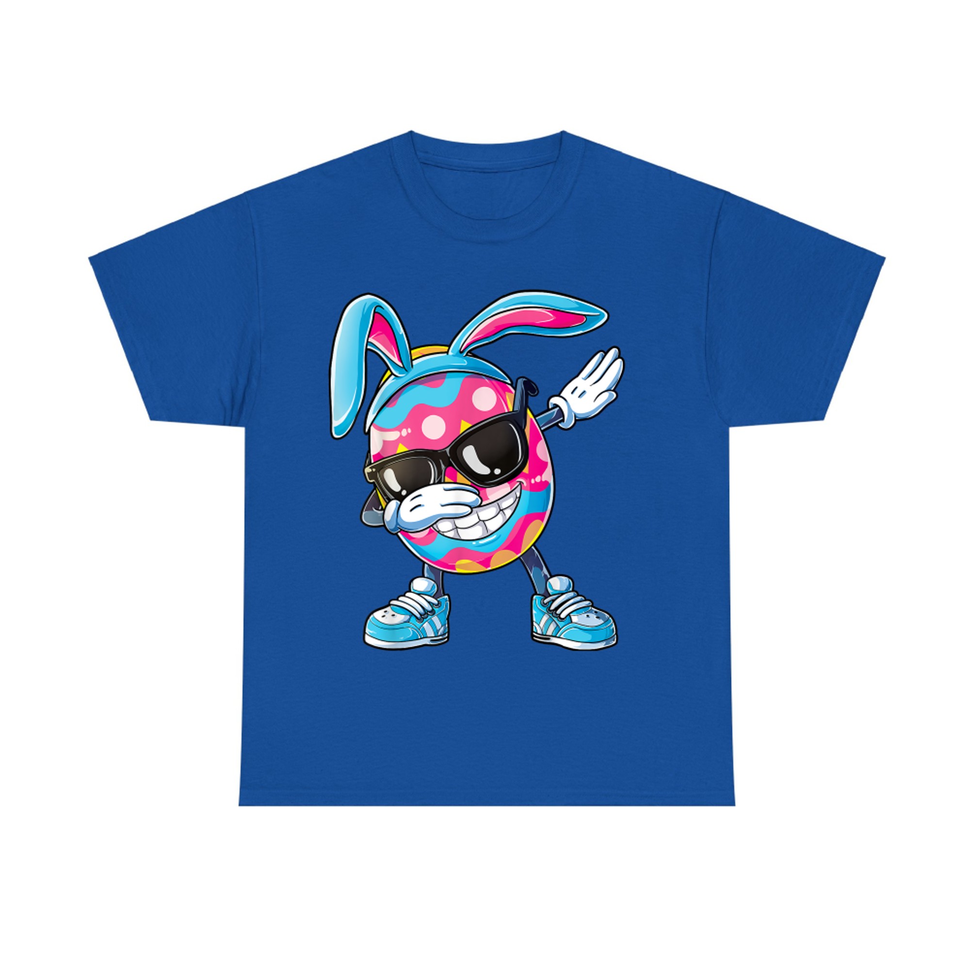 Dabbing Easter Egg Hunter Bunny Ears T-Shirt