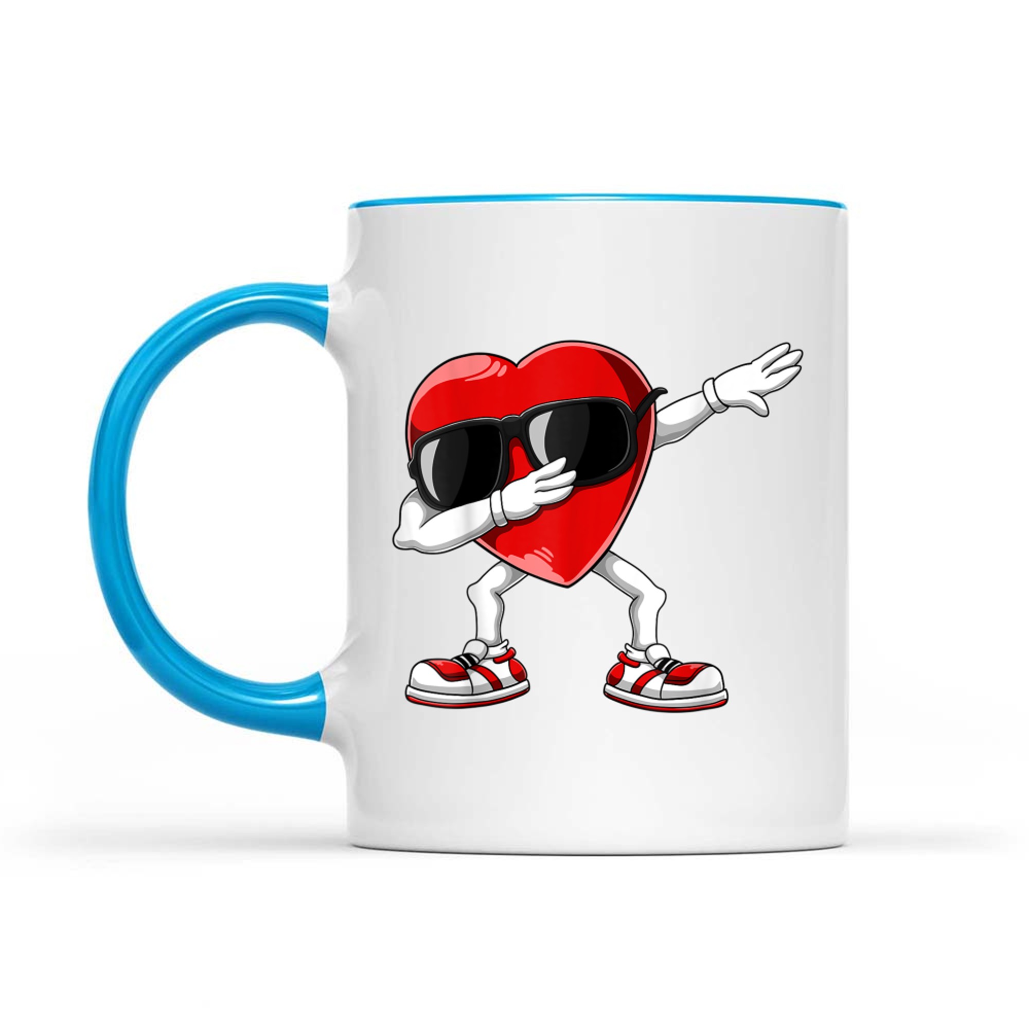 Dabbing Heart Funny Valentines Day Mug