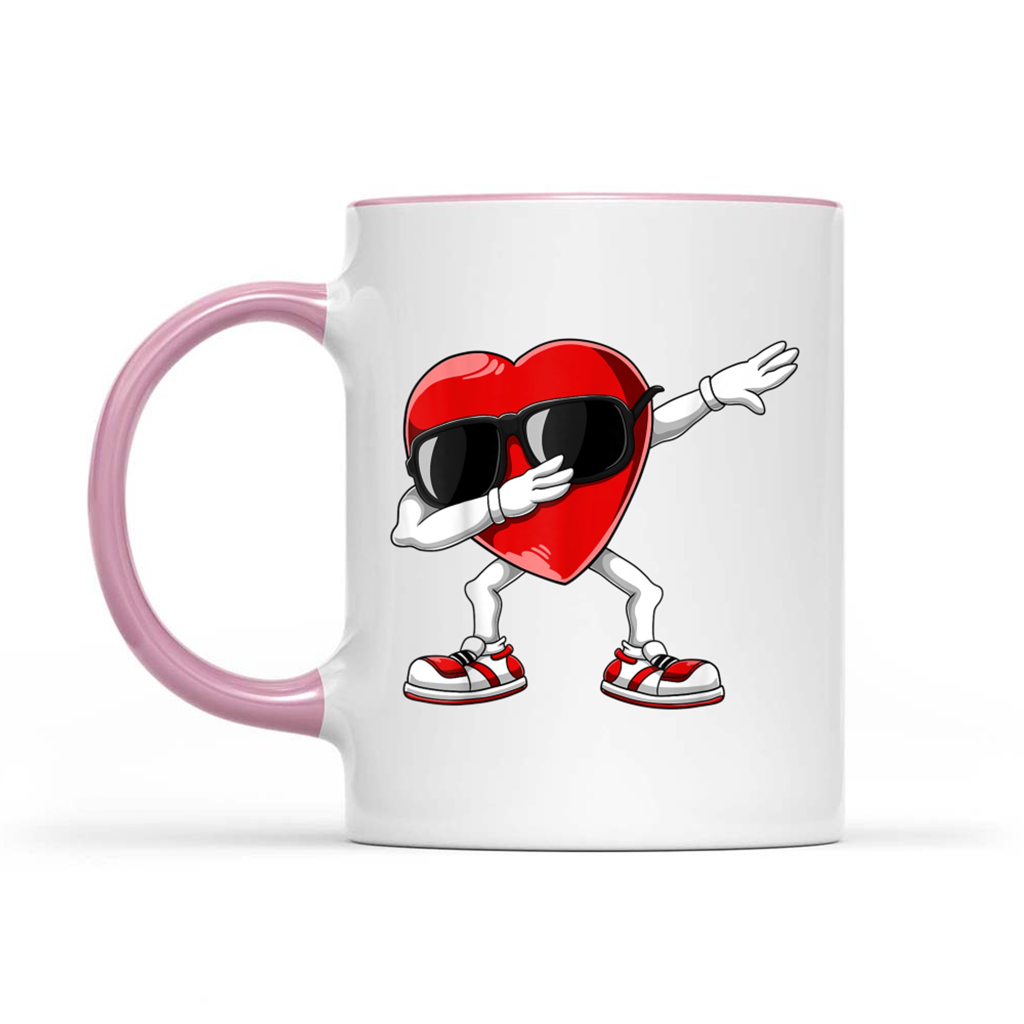Dabbing Heart Funny Valentines Day Mug