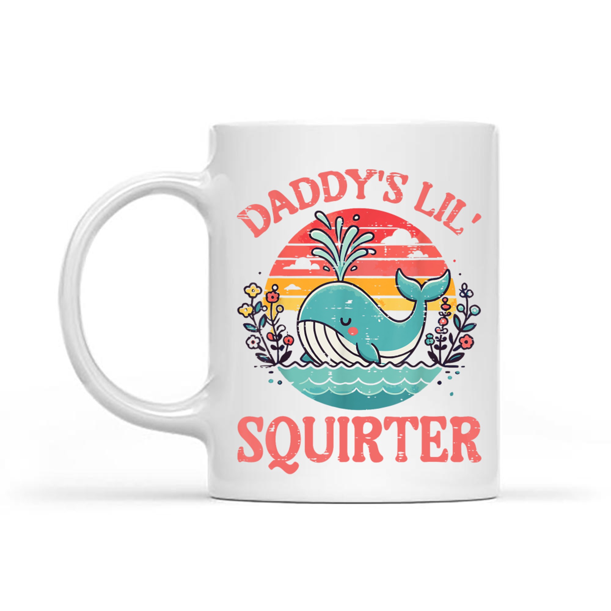 Daddys Little Whale Funny Inappropriate  Mug