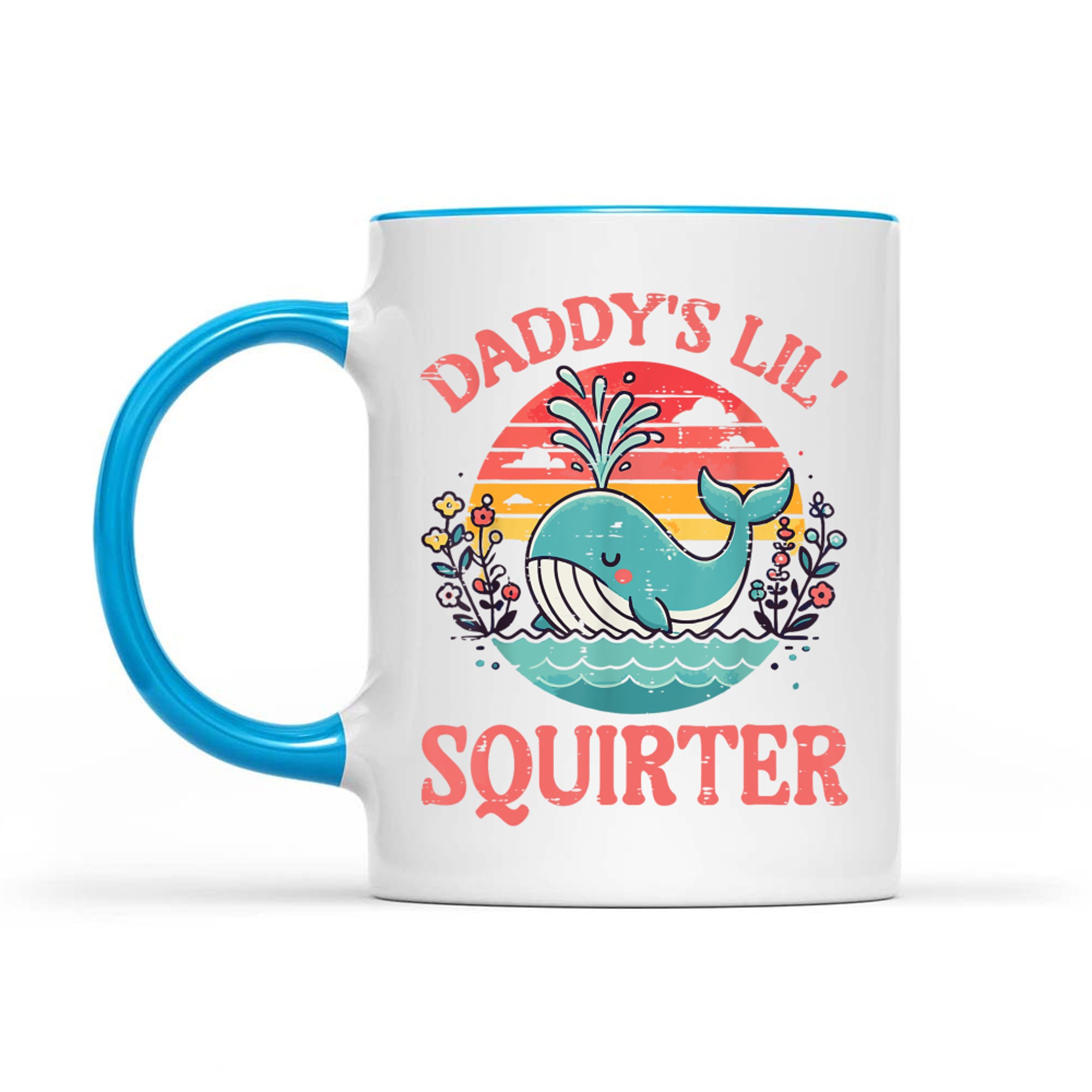 Daddys Little Whale Funny Inappropriate  Mug