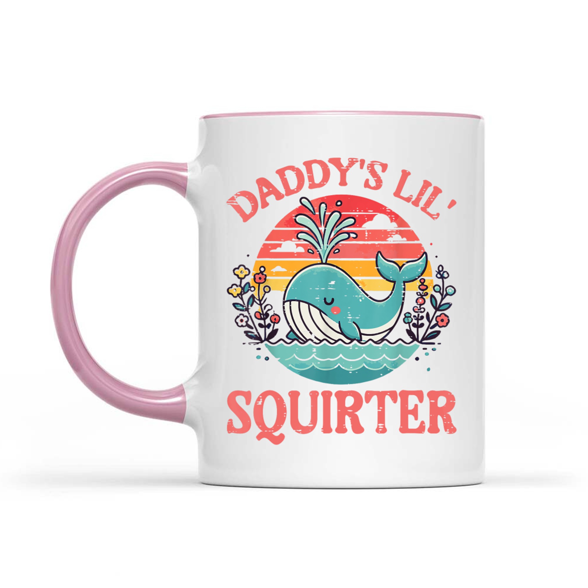 Daddys Little Whale Funny Inappropriate  Mug