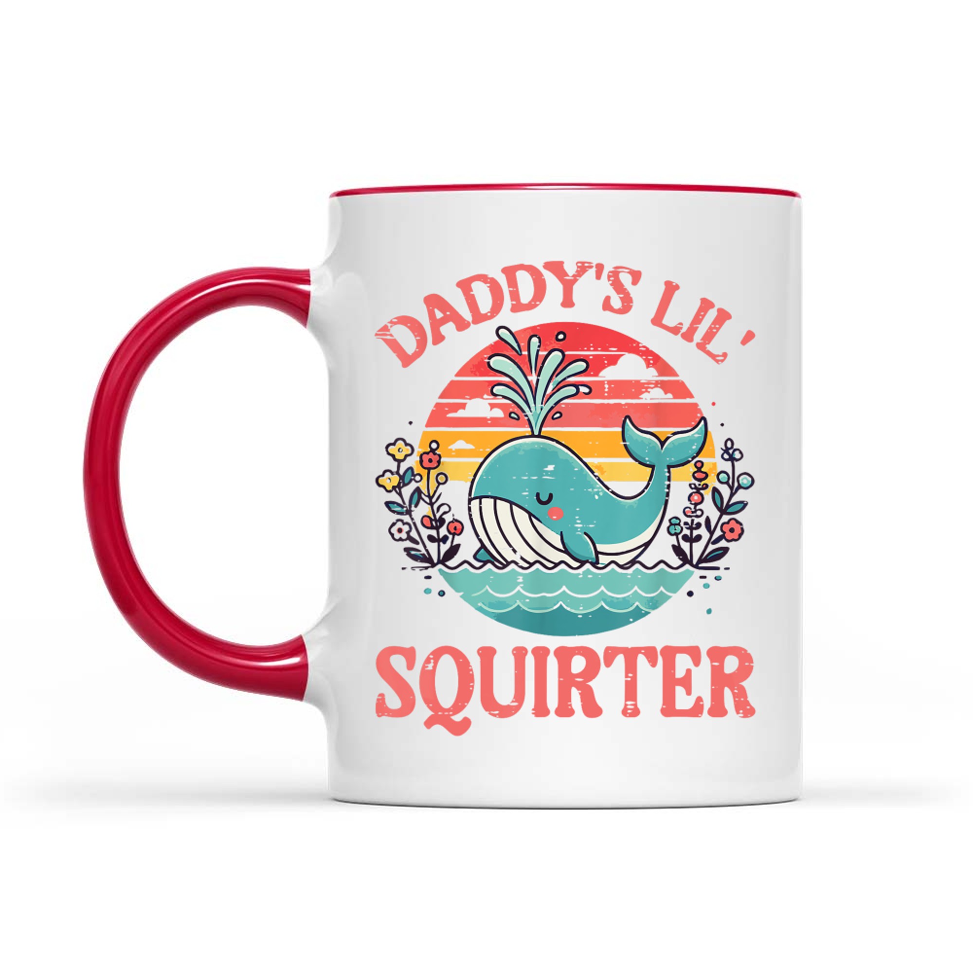 Daddys Little Whale Funny Inappropriate  Mug