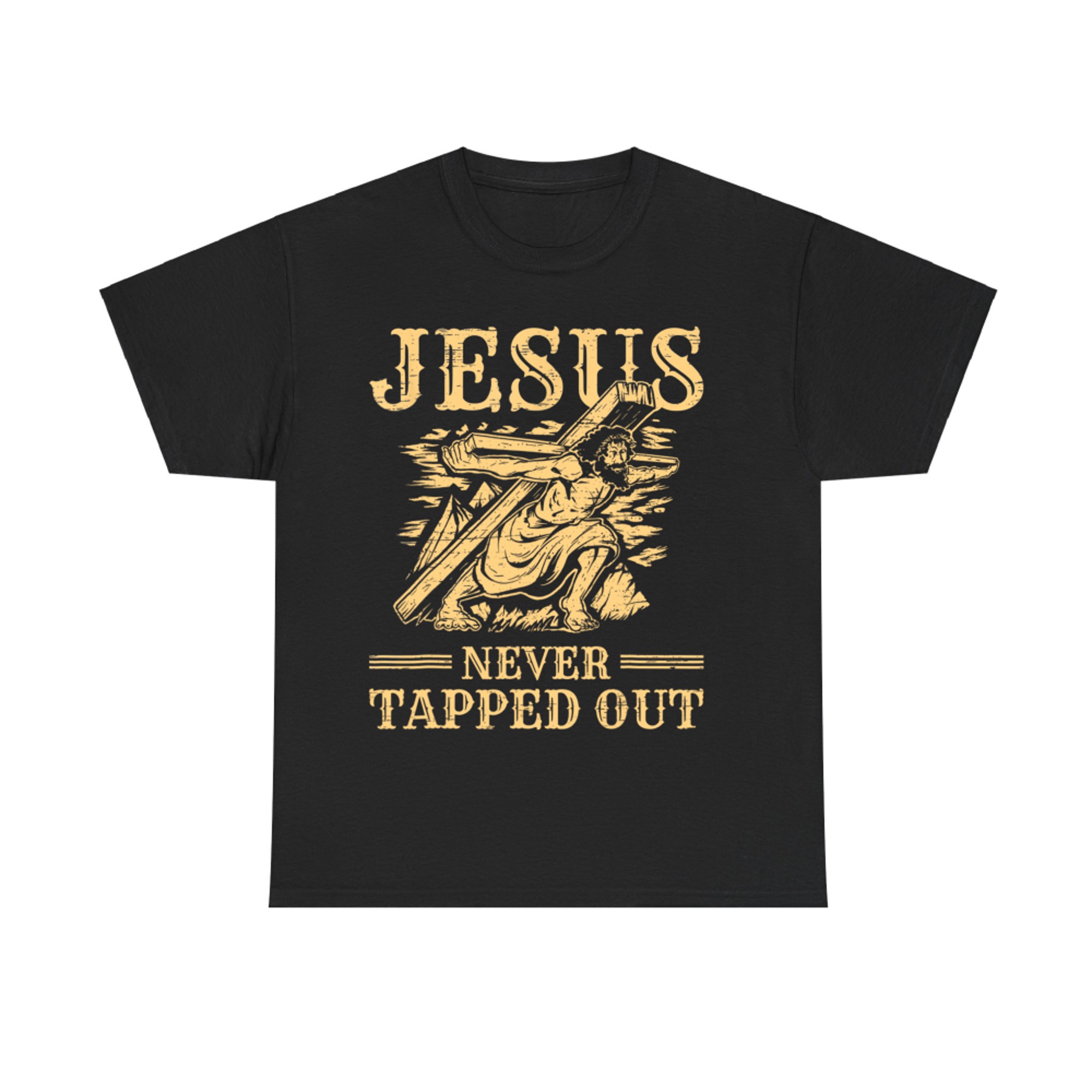 Easter Jesus Never Tapped Out Resurrection Sunday Rabbit T-Shirt