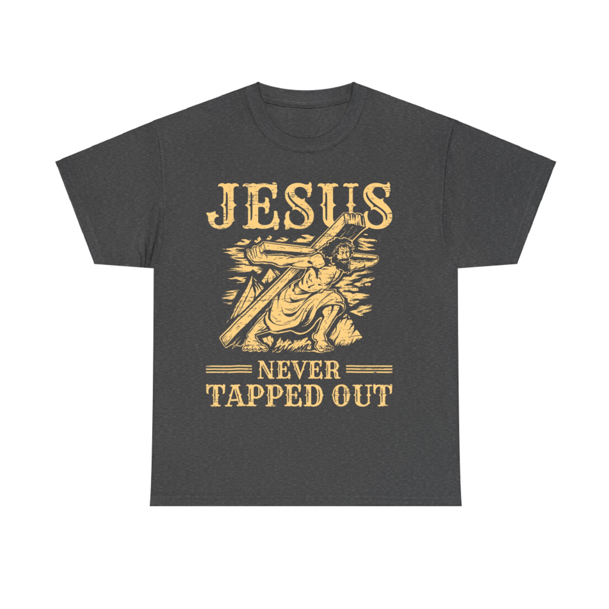 Easter Jesus Never Tapped Out Resurrection Sunday Rabbit T-Shirt