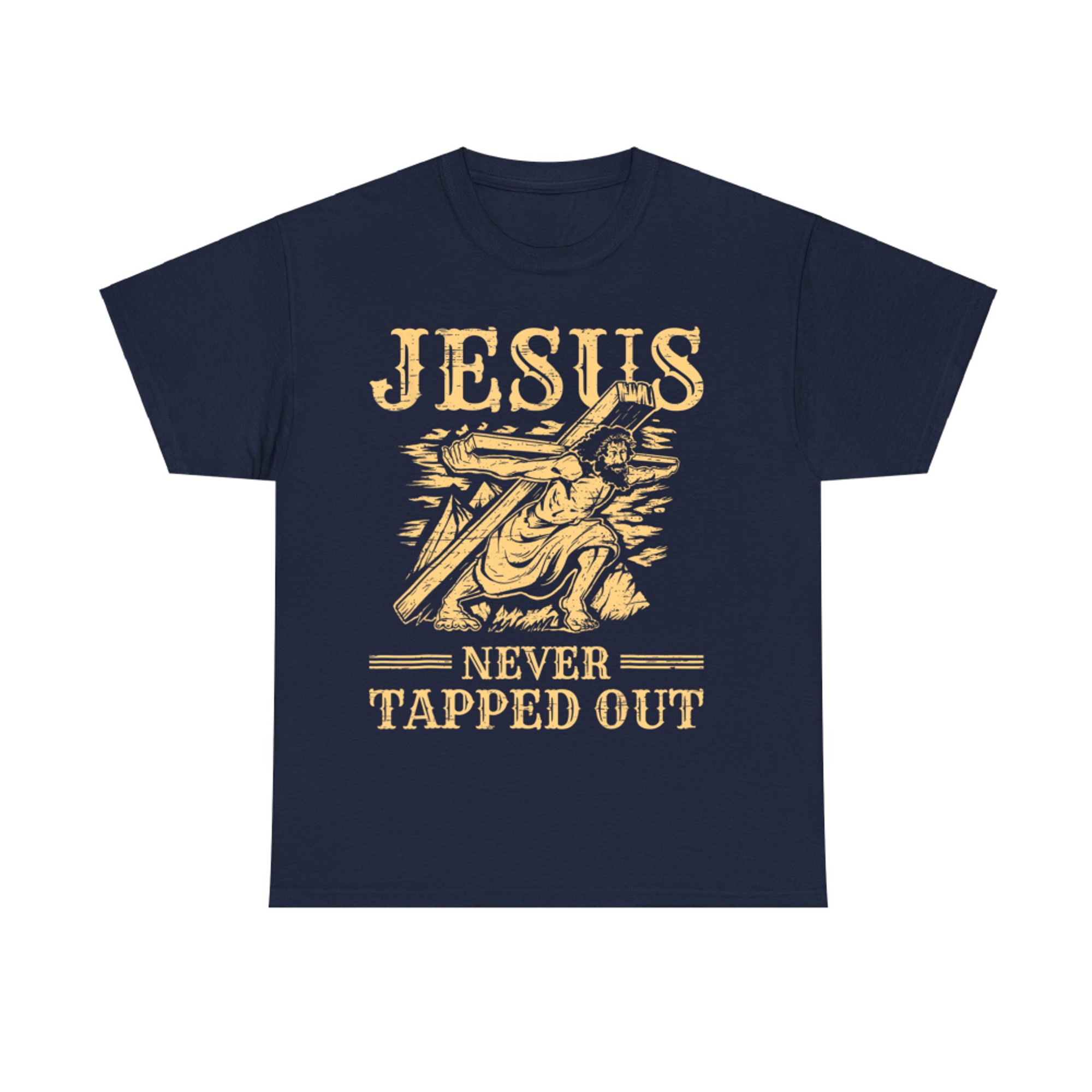 Easter Jesus Never Tapped Out Resurrection Sunday Rabbit T-Shirt