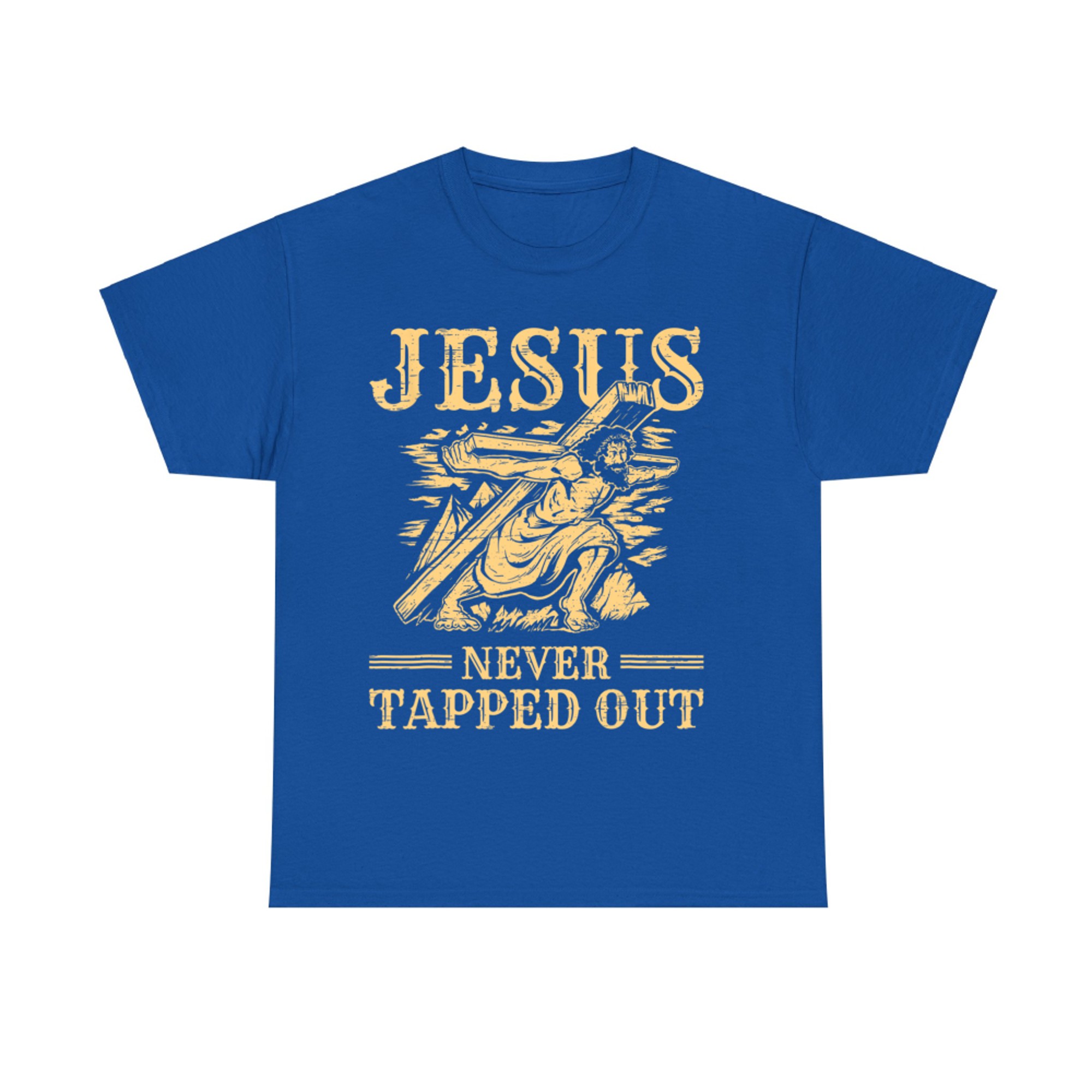 Easter Jesus Never Tapped Out Resurrection Sunday Rabbit T-Shirt