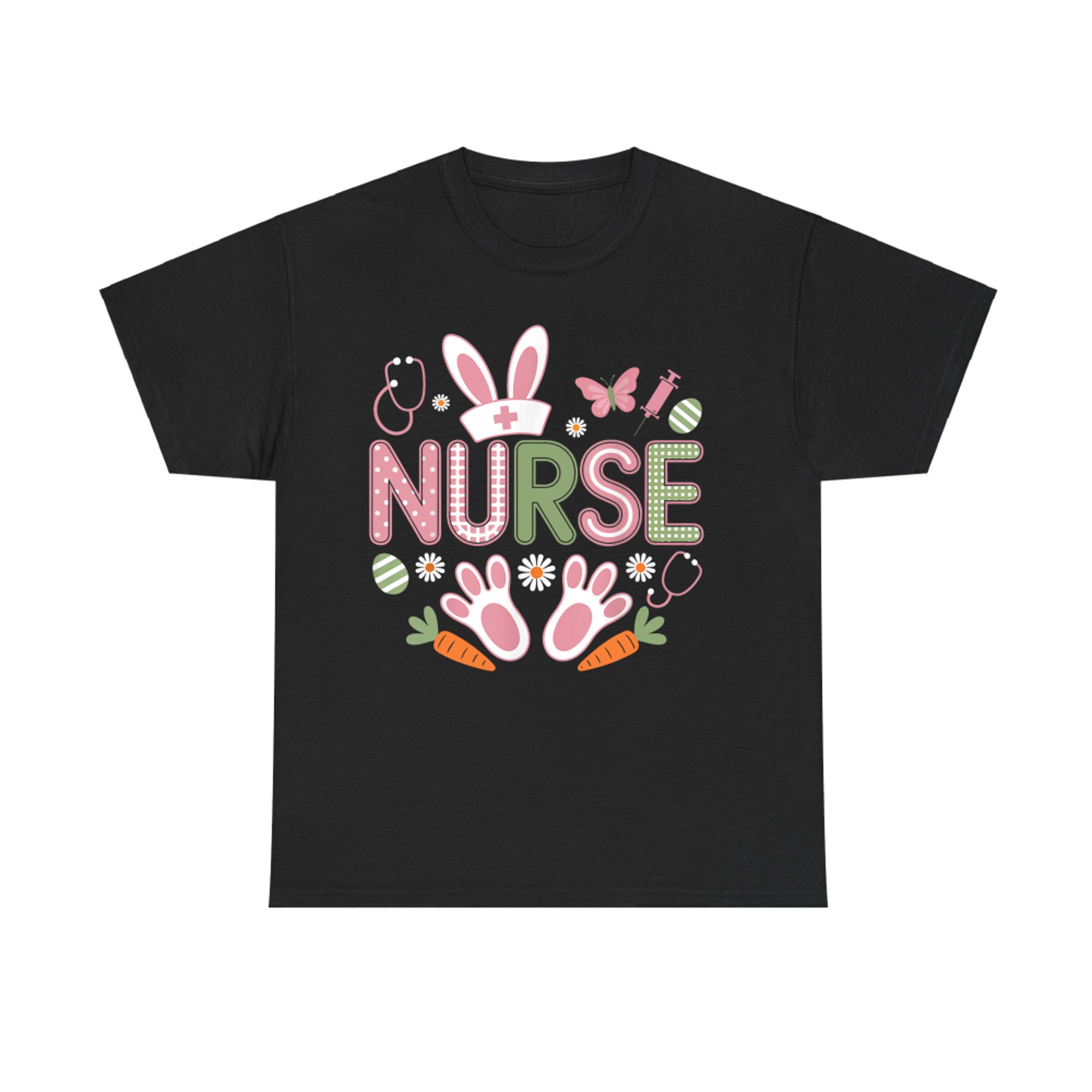 Easter Rabbit Nurse Easter Sunday Nursing Medical T-Shirt
