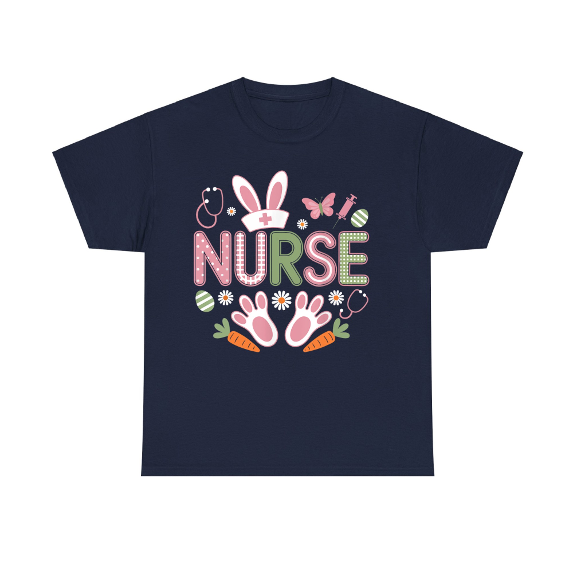 Easter Rabbit Nurse Easter Sunday Nursing Medical T-Shirt