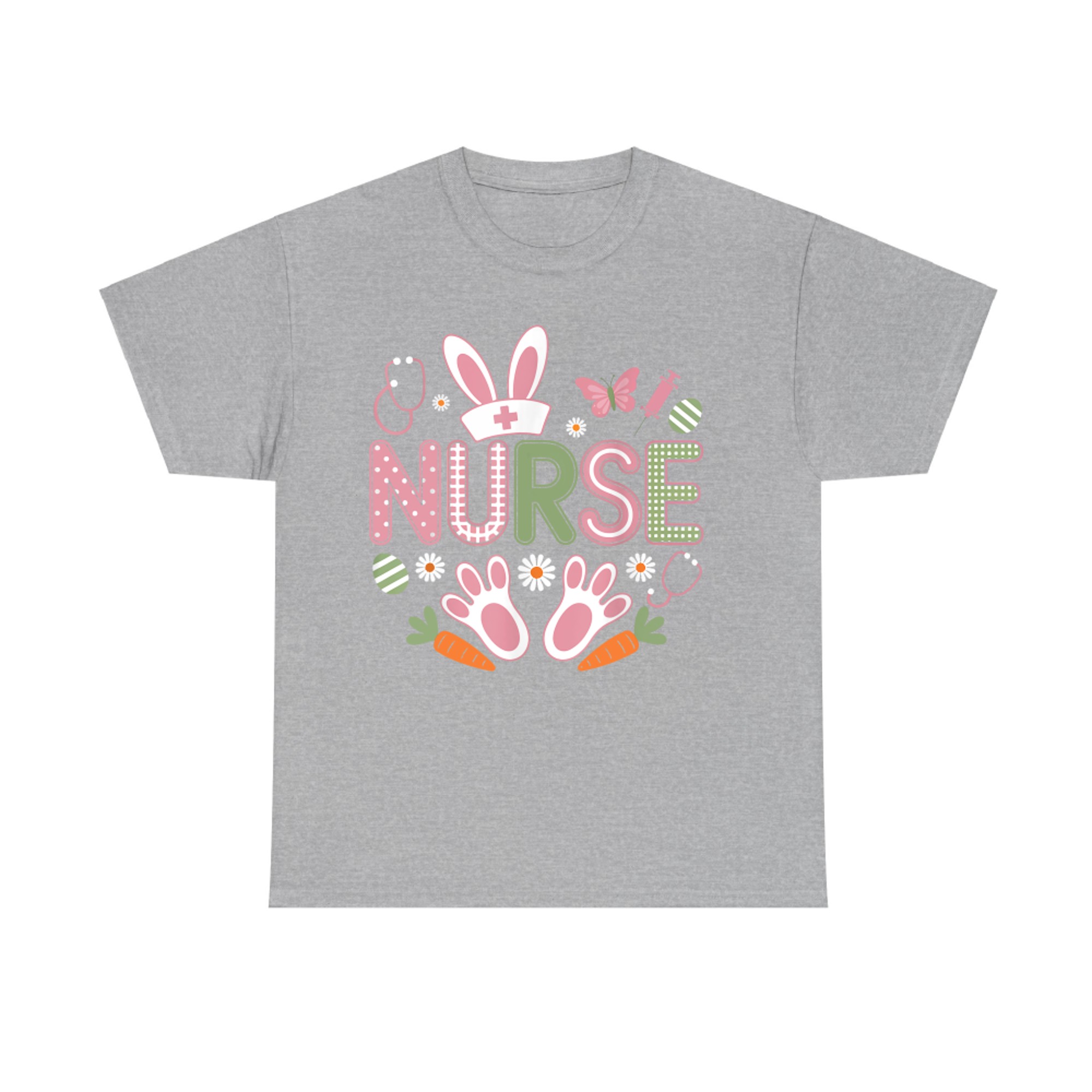 Easter Rabbit Nurse Easter Sunday Nursing Medical T-Shirt