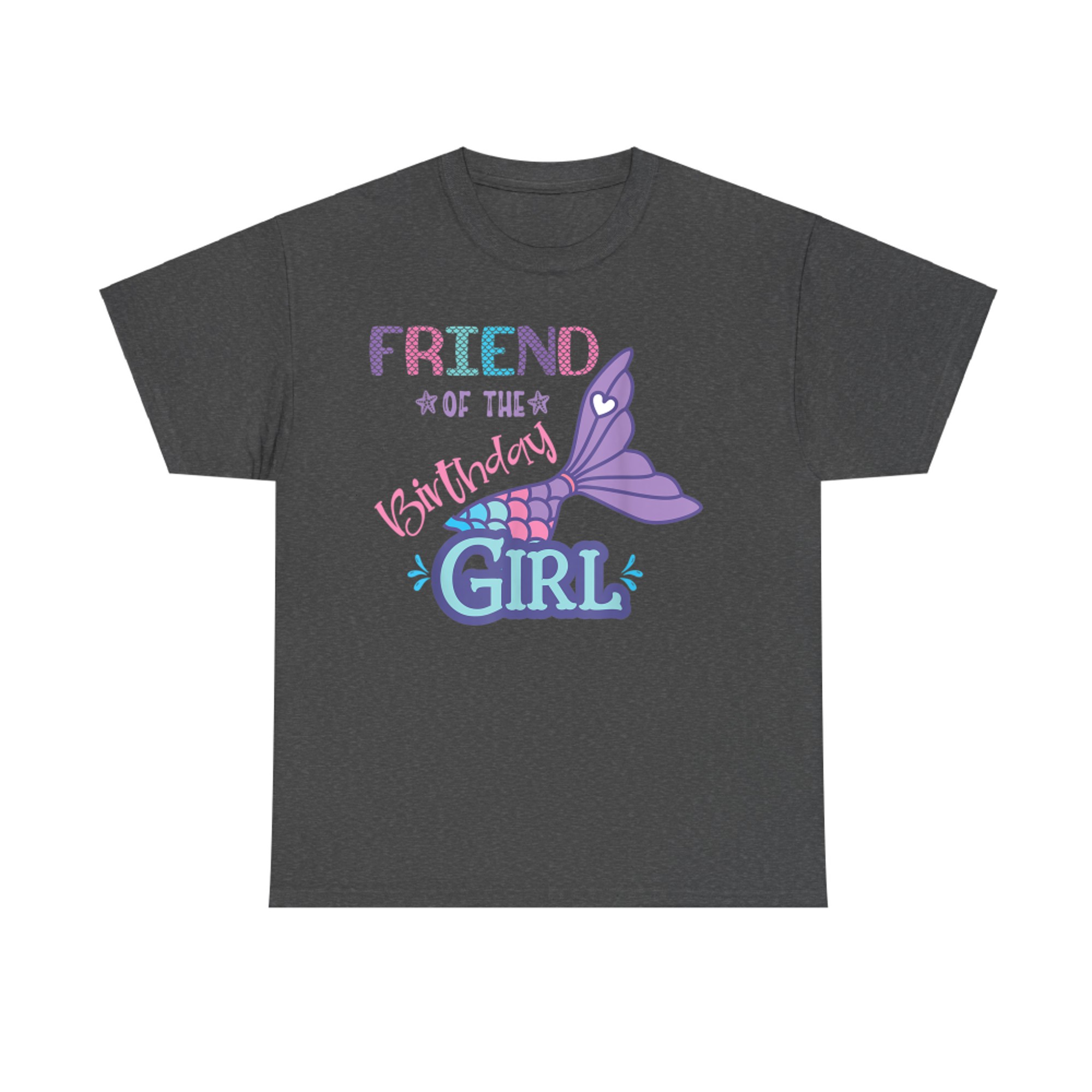Friend Of The Birthday Girl Mermaid Theme Matching Family T-Shirt