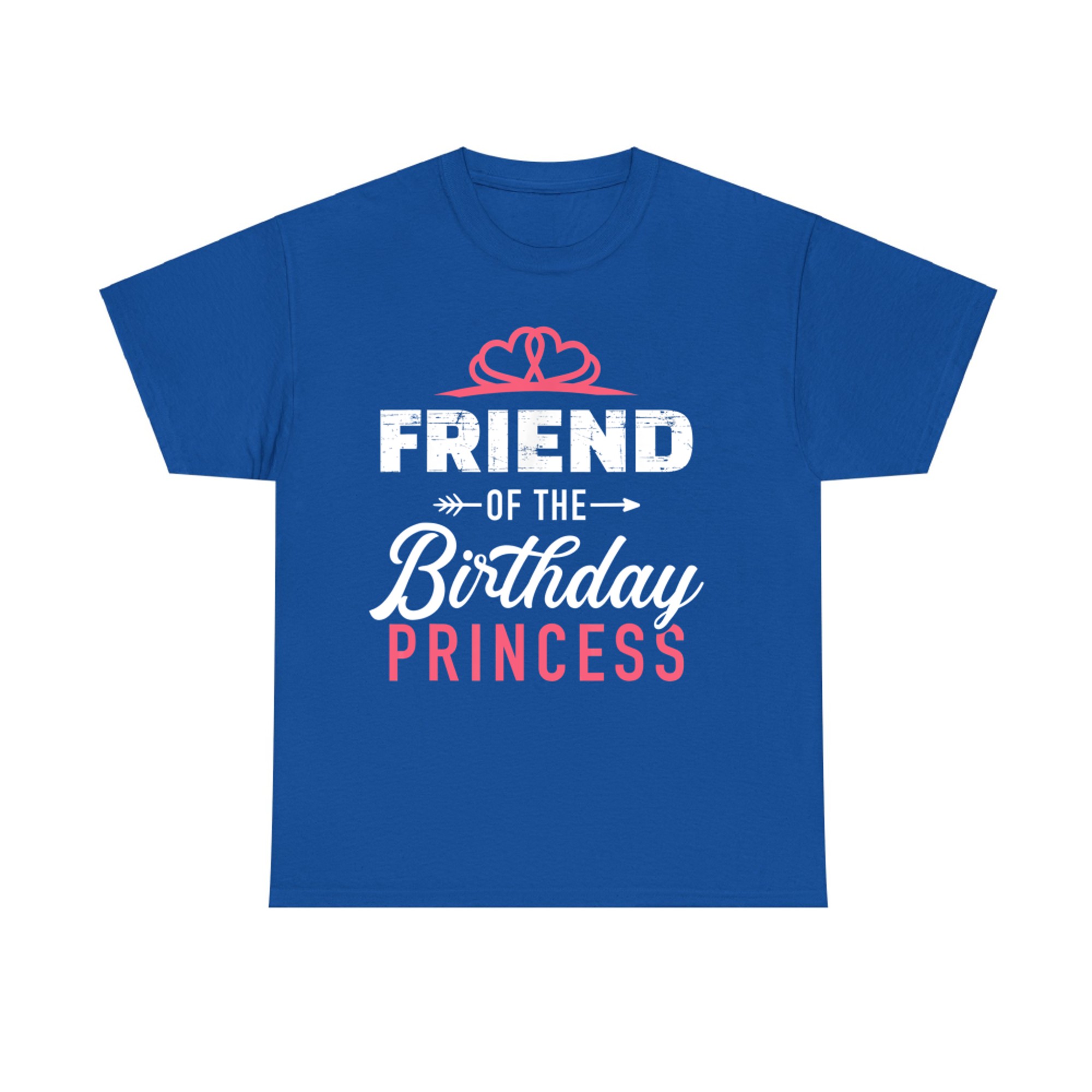Friend Of The Birthday Princess Girl Matching Family T-Shirt