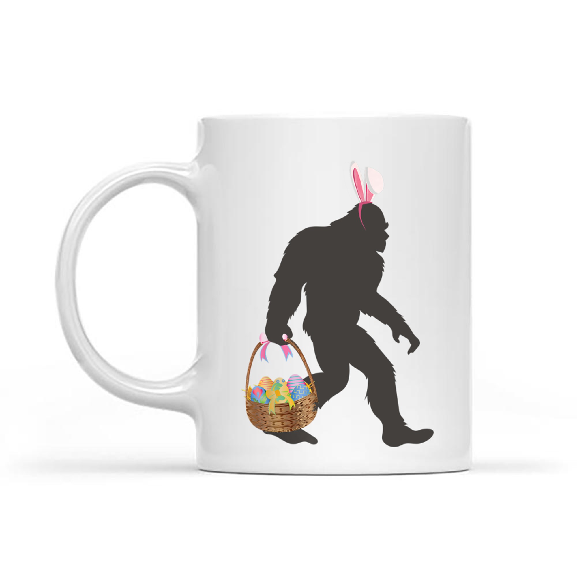 Funny Bigfoot Easter Basket Bigfoot Mug