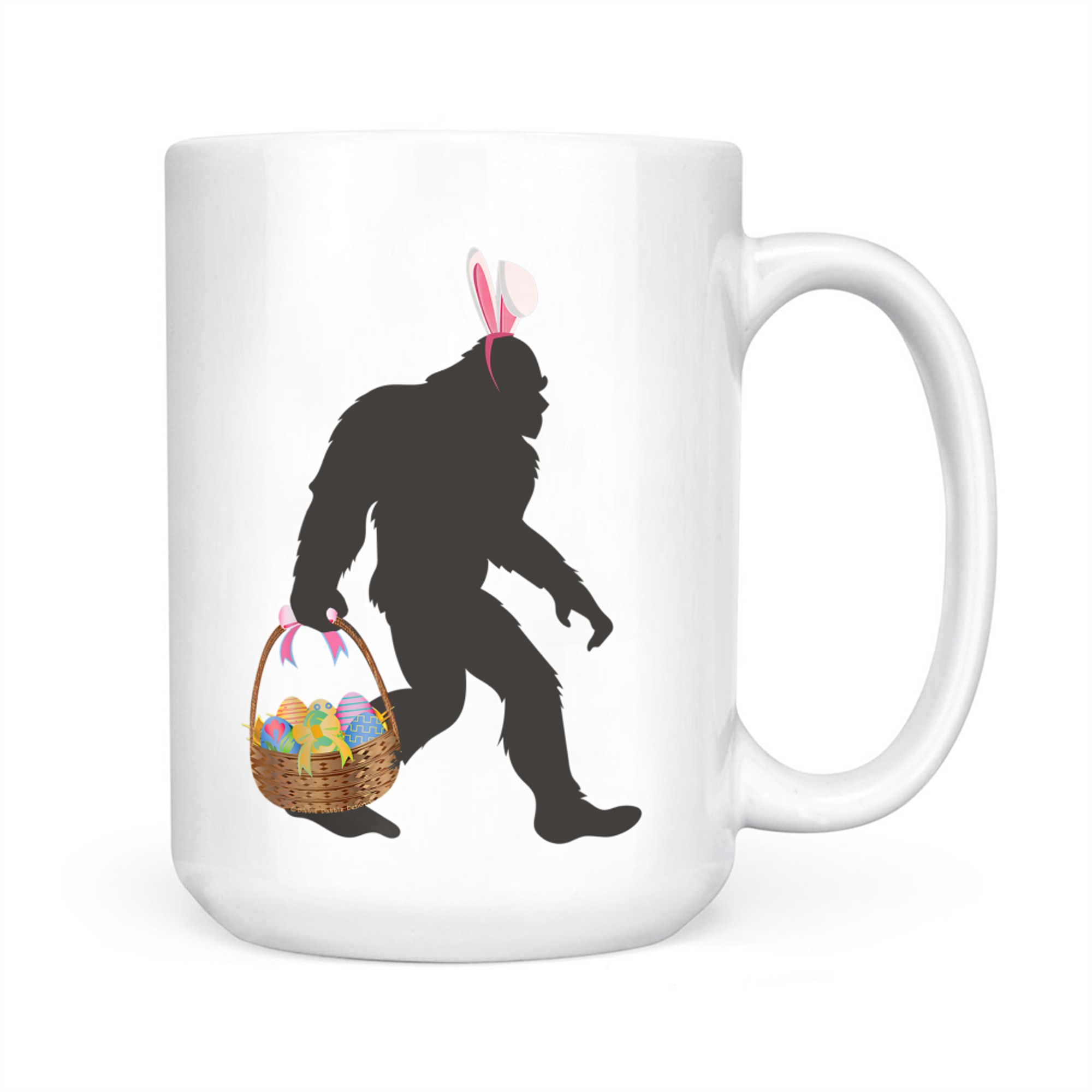 Funny Bigfoot Easter Basket Bigfoot Mug