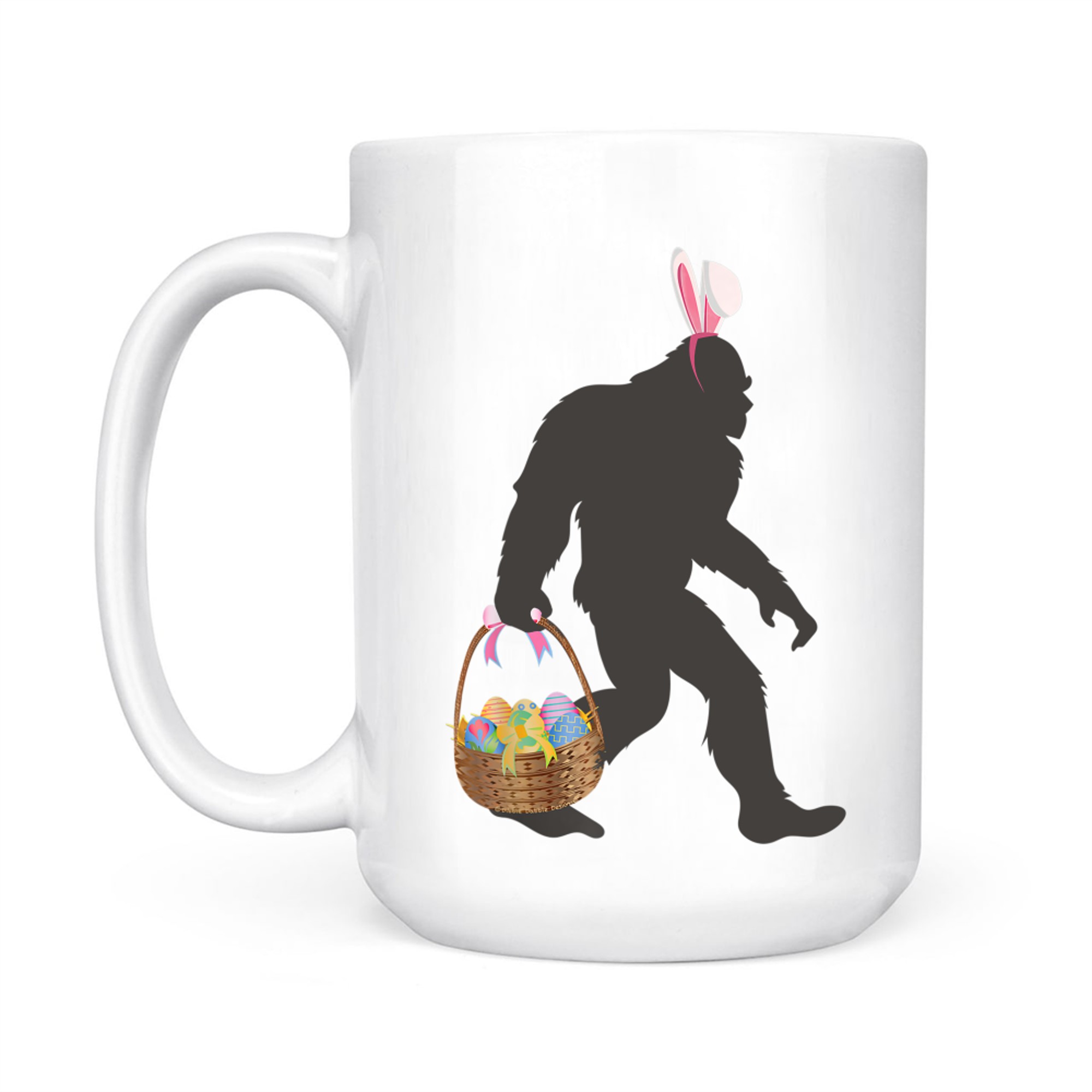 Funny Bigfoot Easter Basket Bigfoot Mug