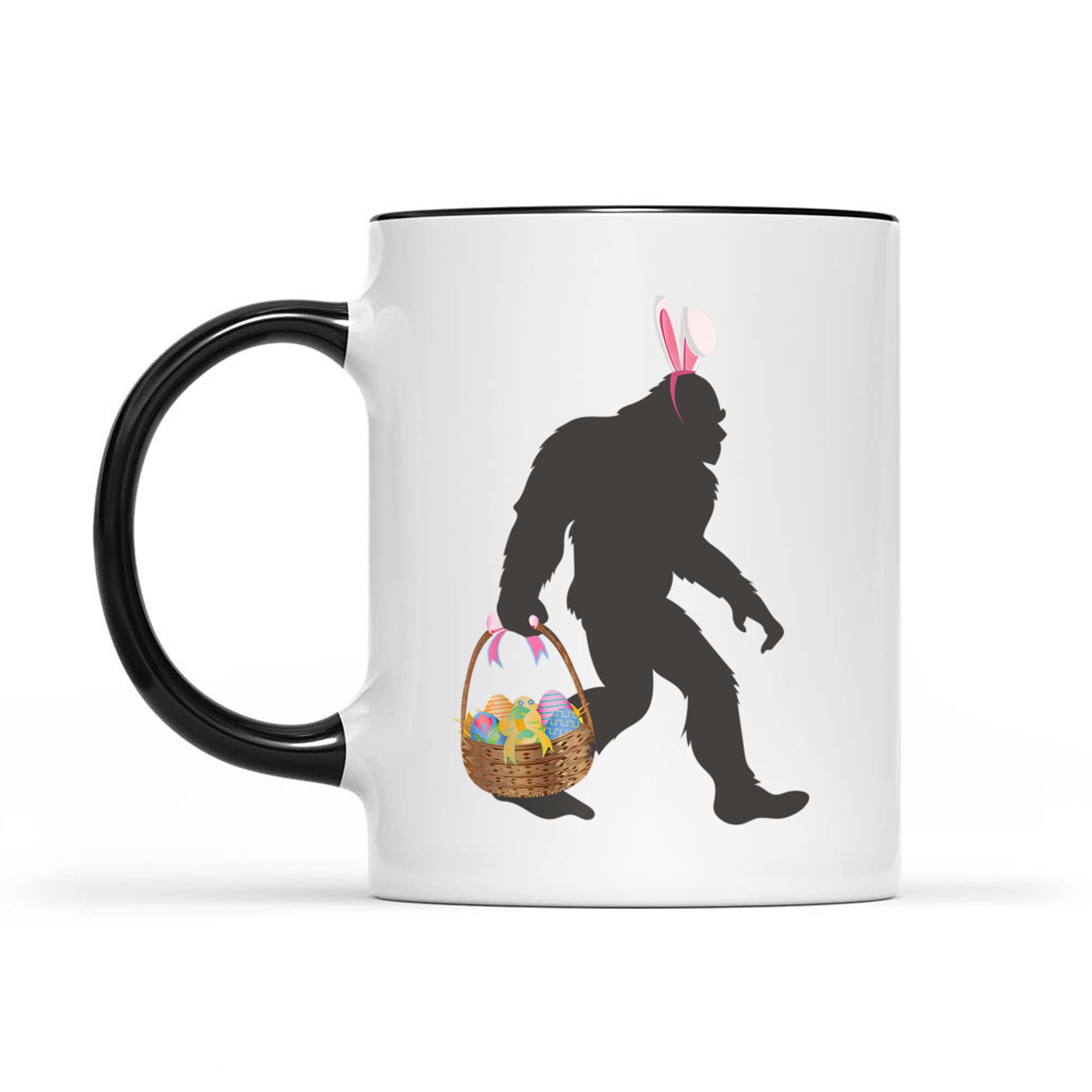 Funny Bigfoot Easter Basket Bigfoot Mug