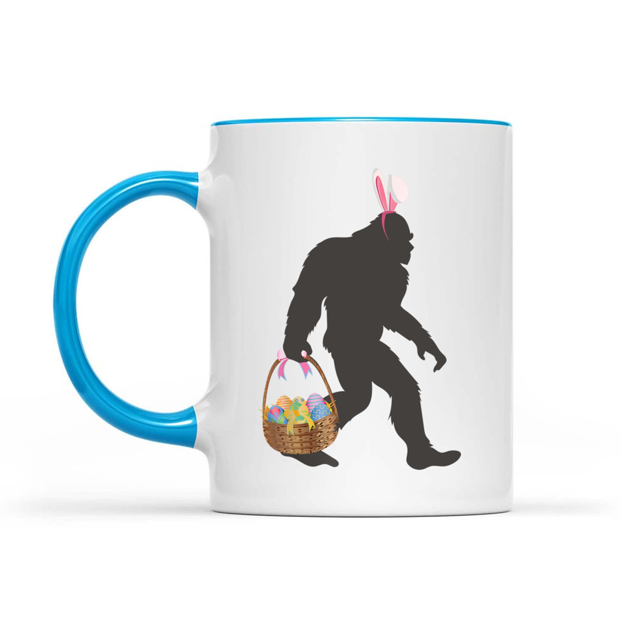 Funny Bigfoot Easter Basket Bigfoot Mug