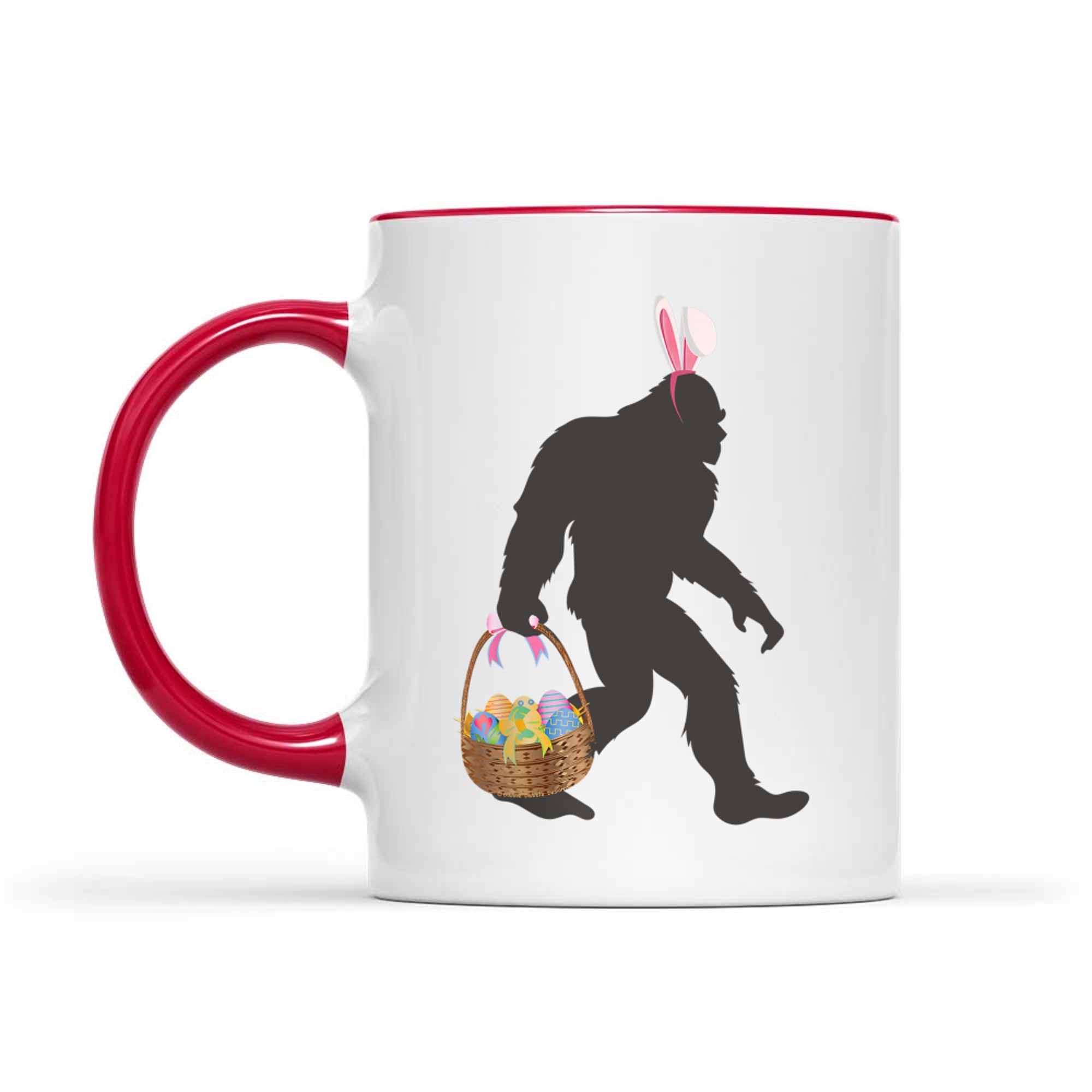 Funny Bigfoot Easter Basket Bigfoot Mug