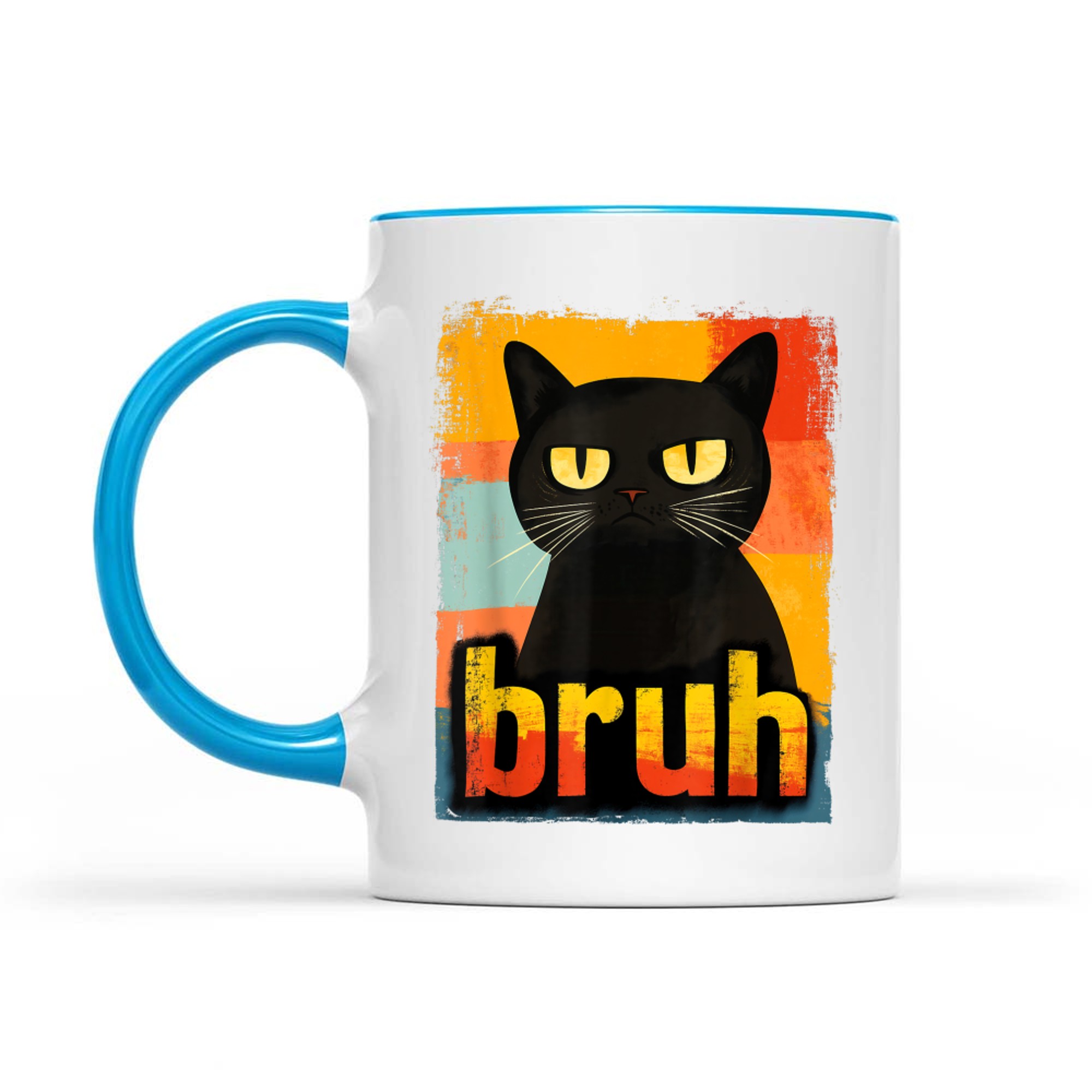 Funny Cat Bruh Meme Mug