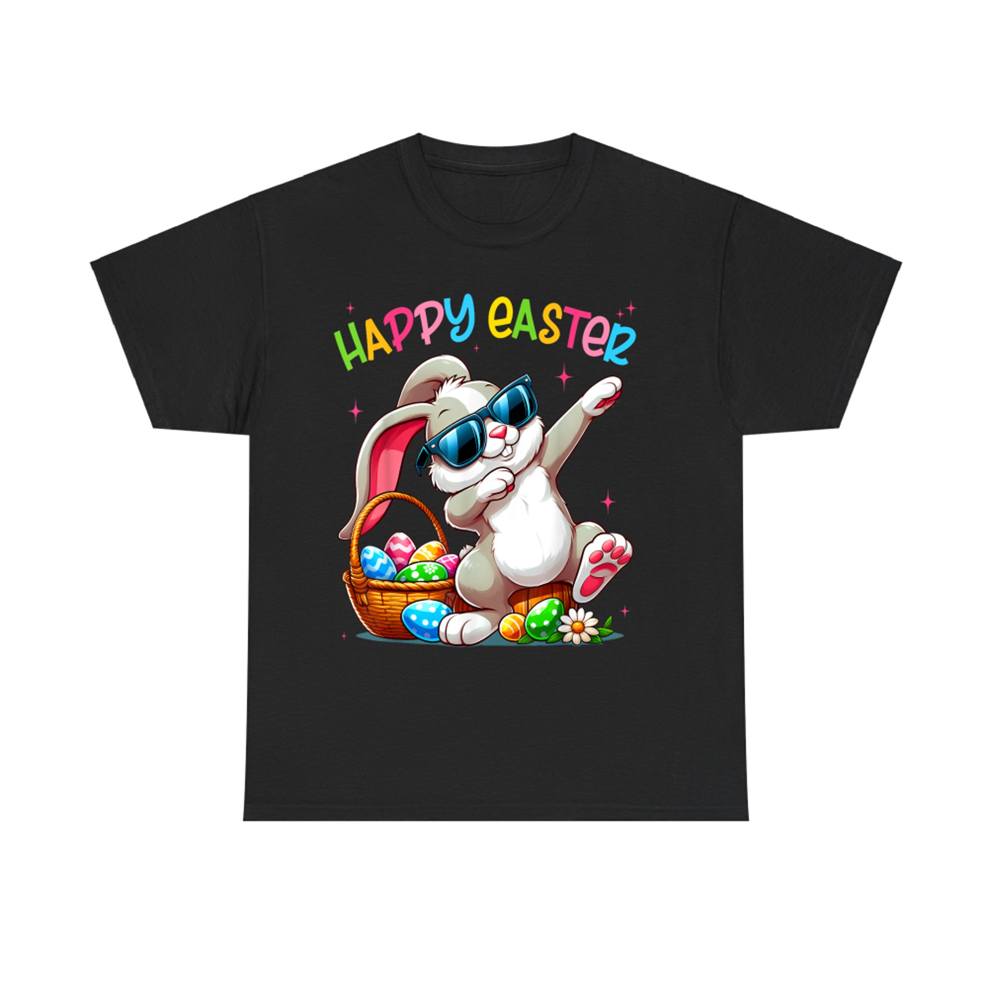 Funny Dabbing Bunny Easter Happy Easter T-Shirt