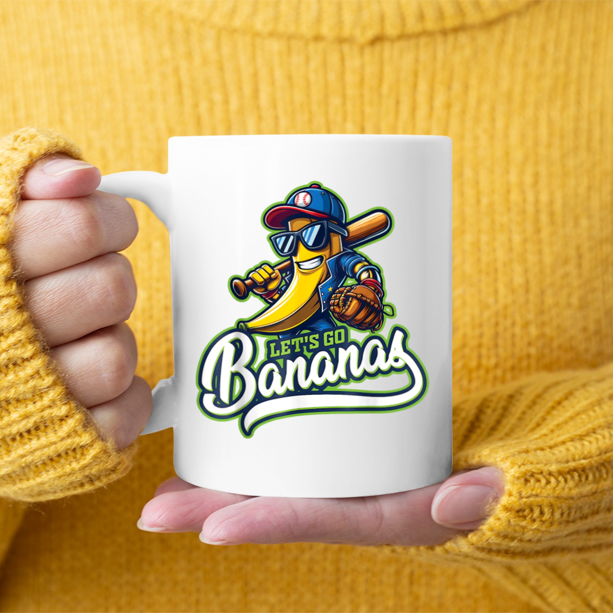 Funny Let's Go Bananas Cute Mug