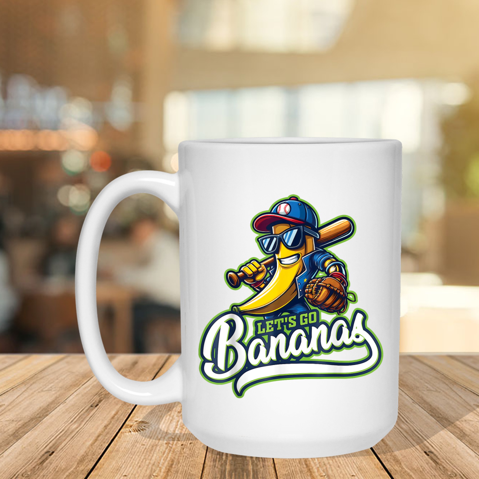 Funny Let's Go Bananas Cute Mug