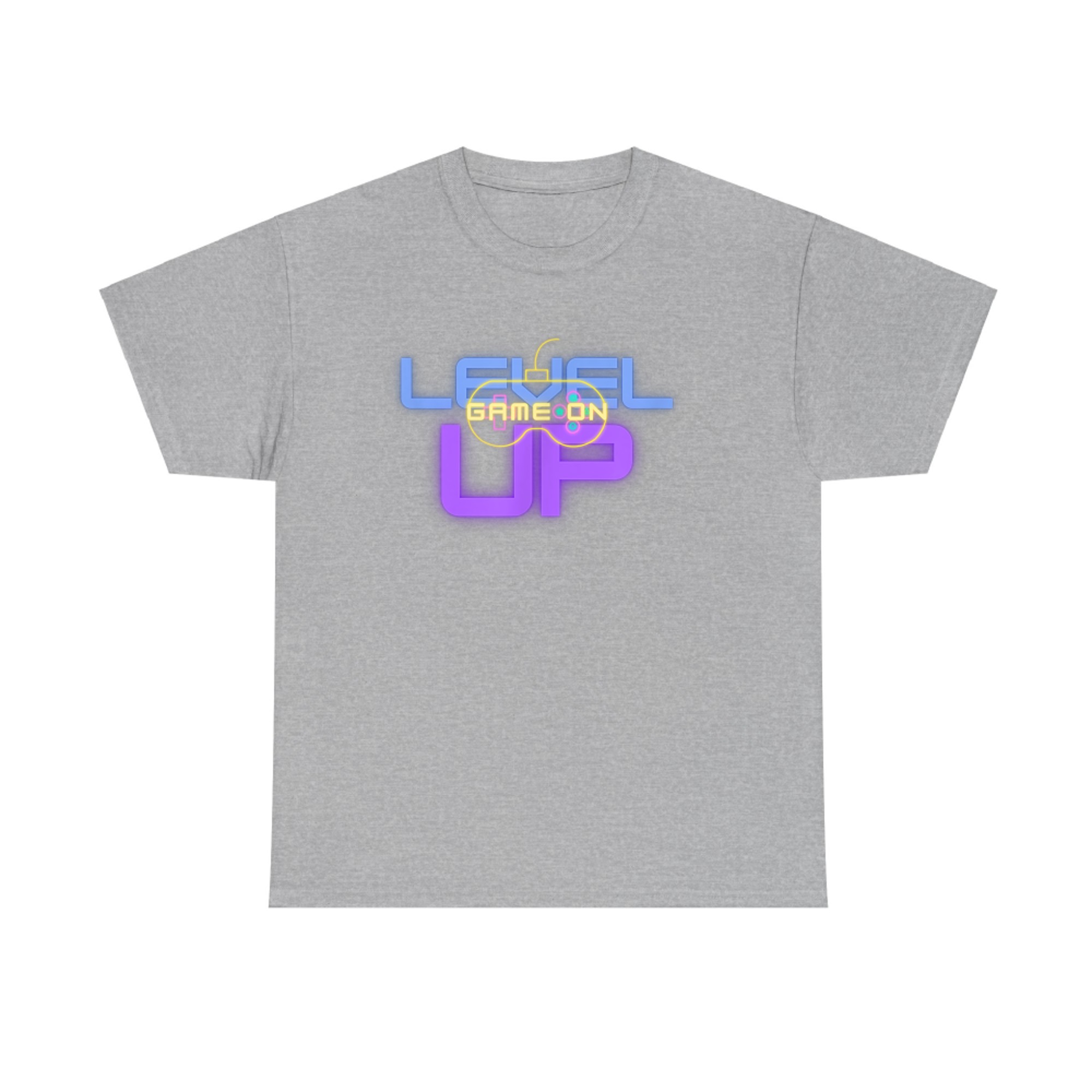 Funny Level Up Graphic Gamepad Icon Gamer Mode On T-Shirt